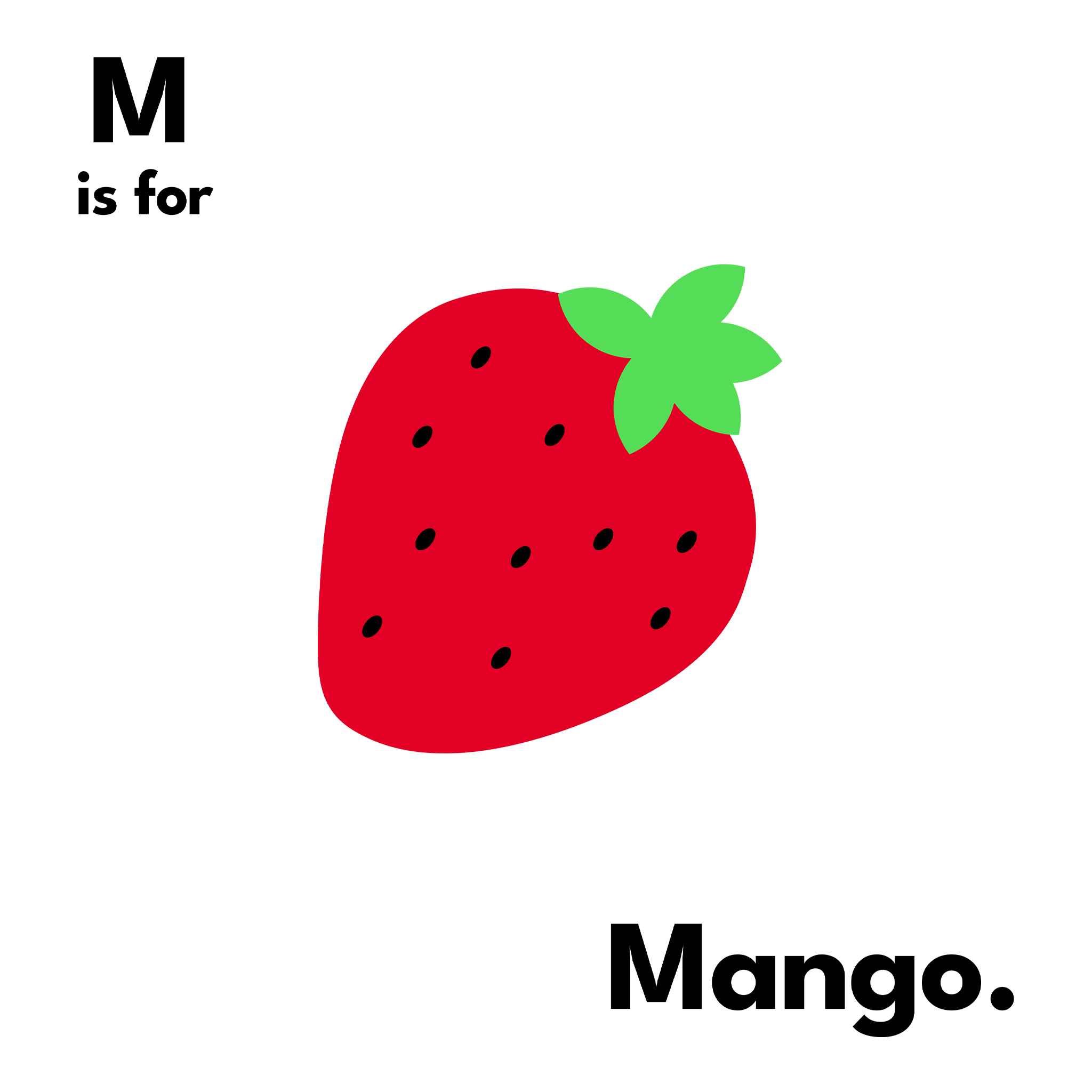 M Is For Mango Tee