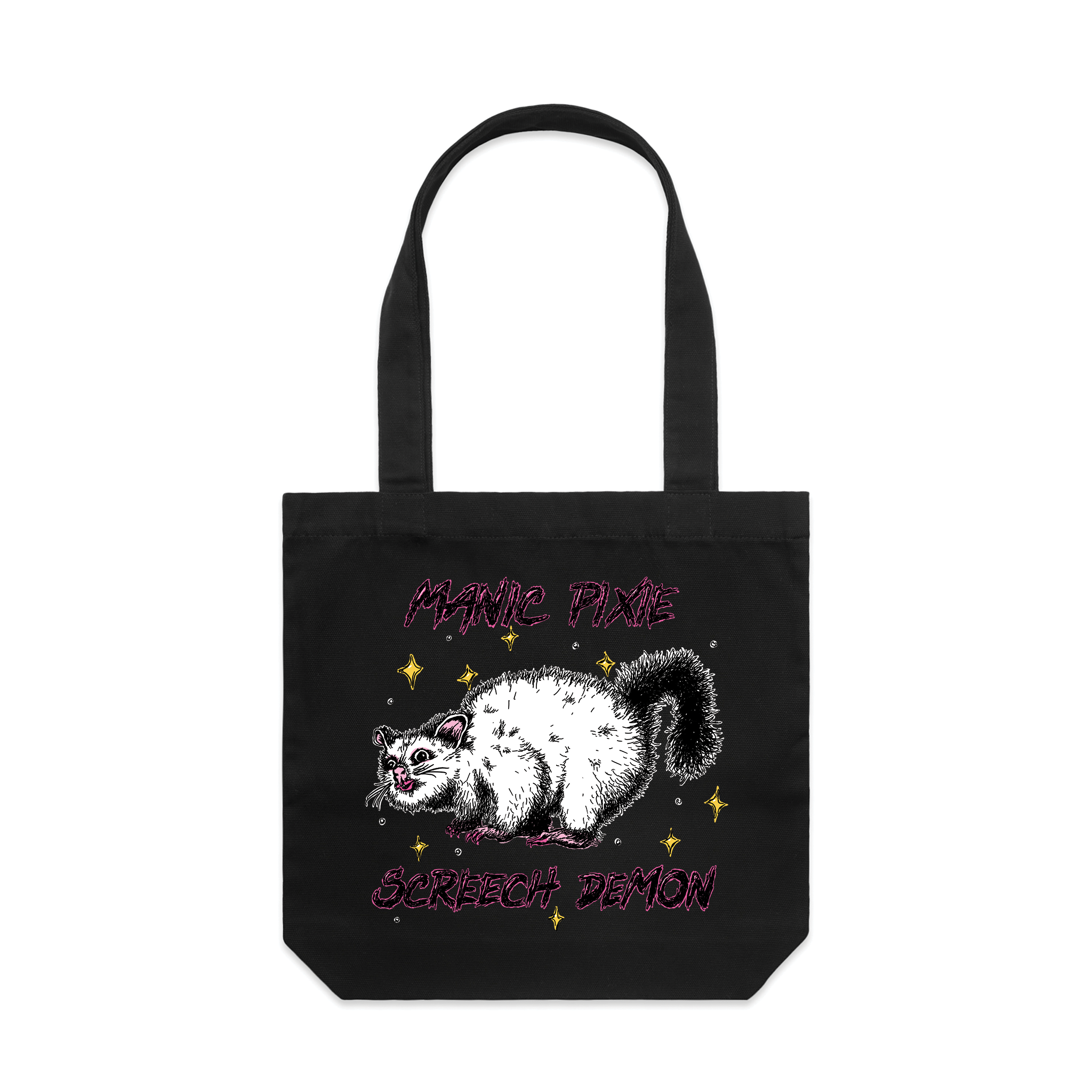Manic Pixie Screech Demon Tote