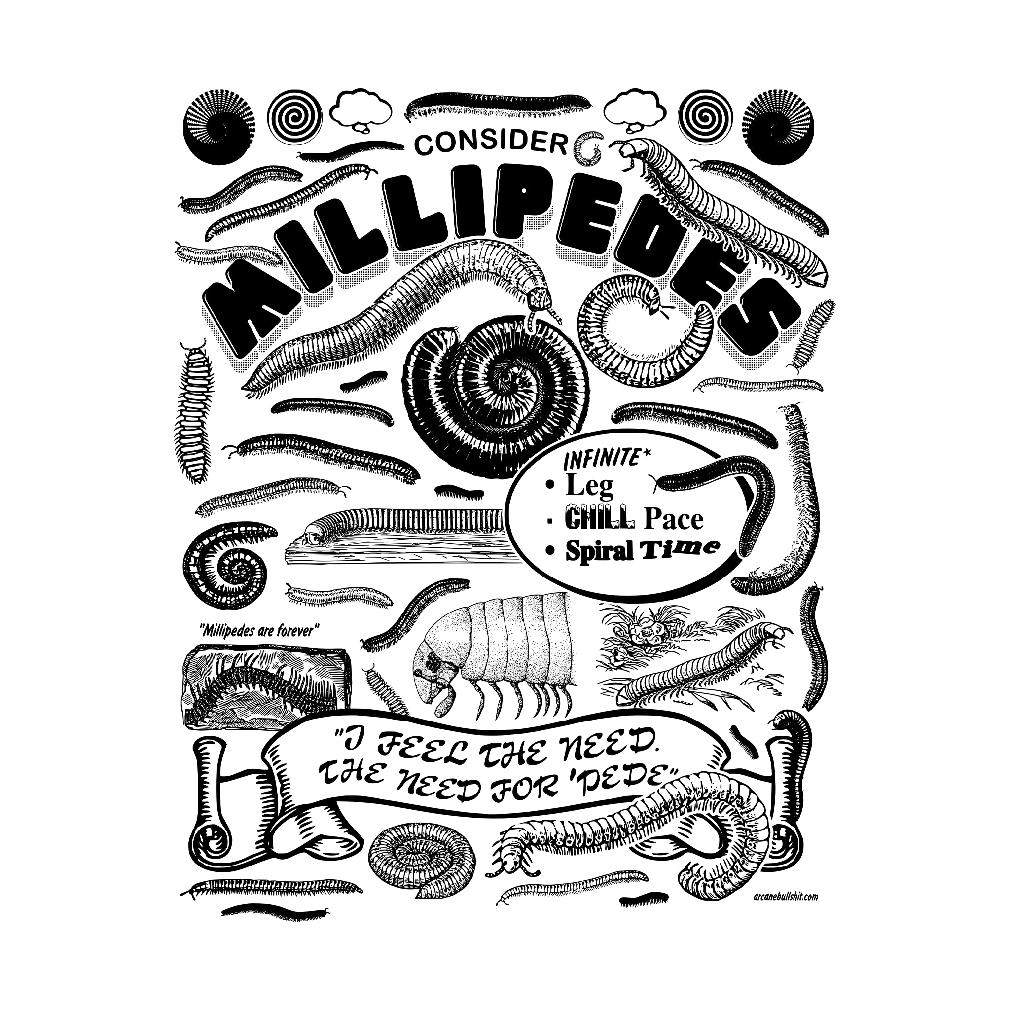 Millipedes Tee