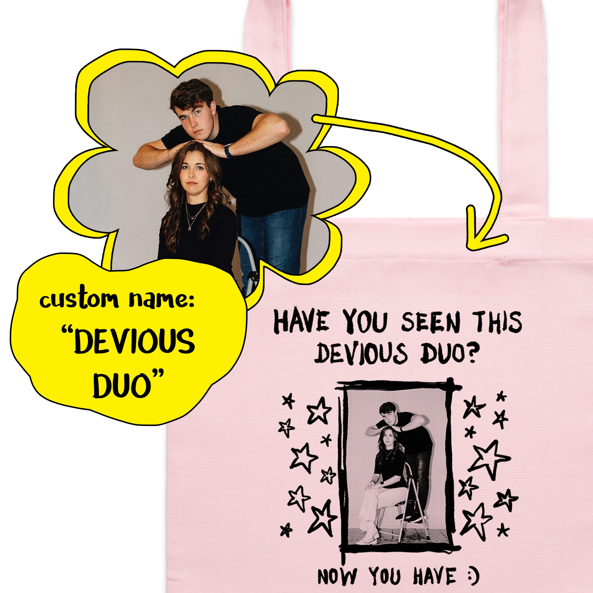 Custom Missing Poster Tote