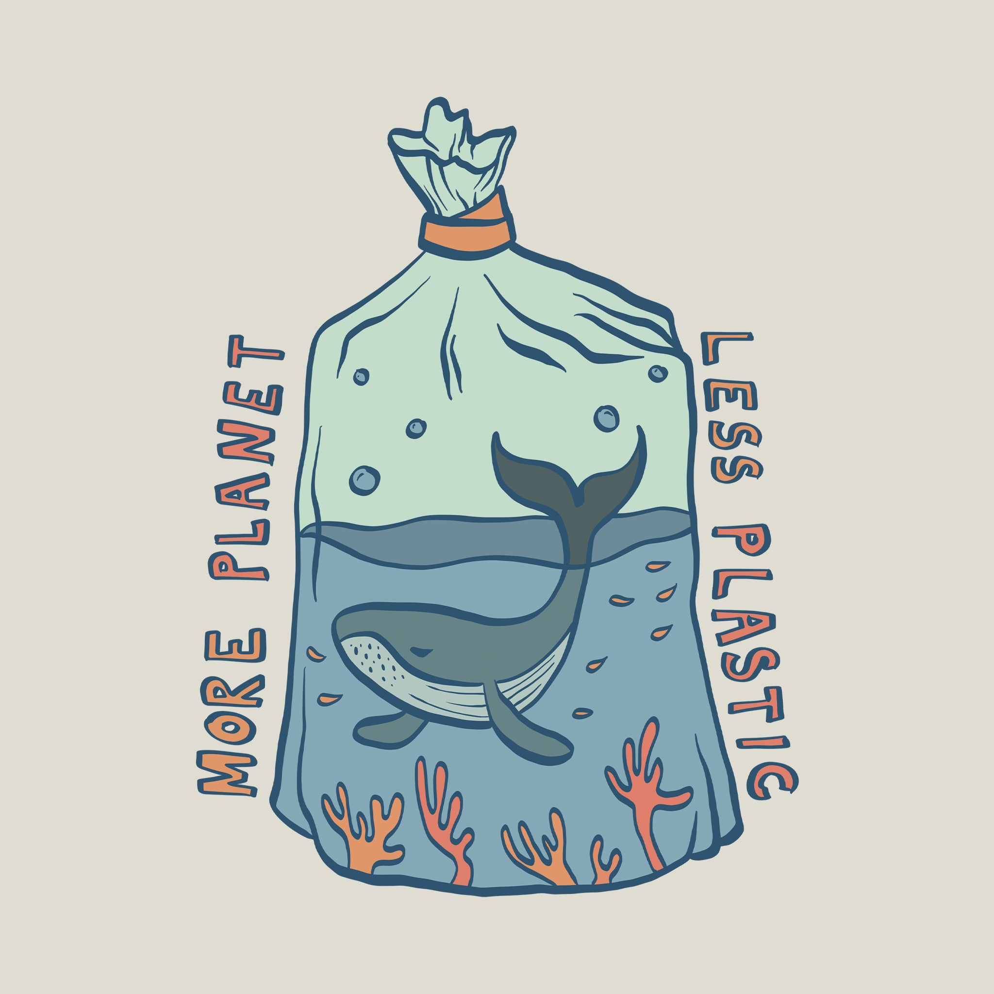 More Planet, Less Plastic Tote