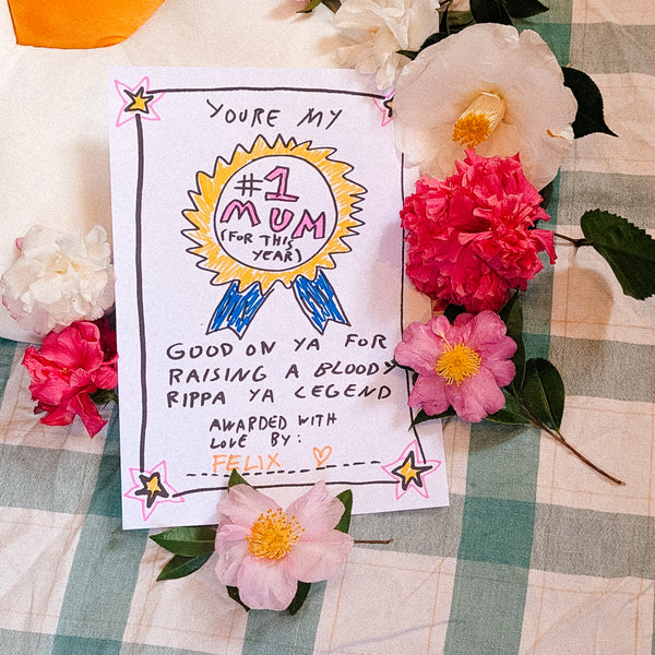 Mother's Day Certificate