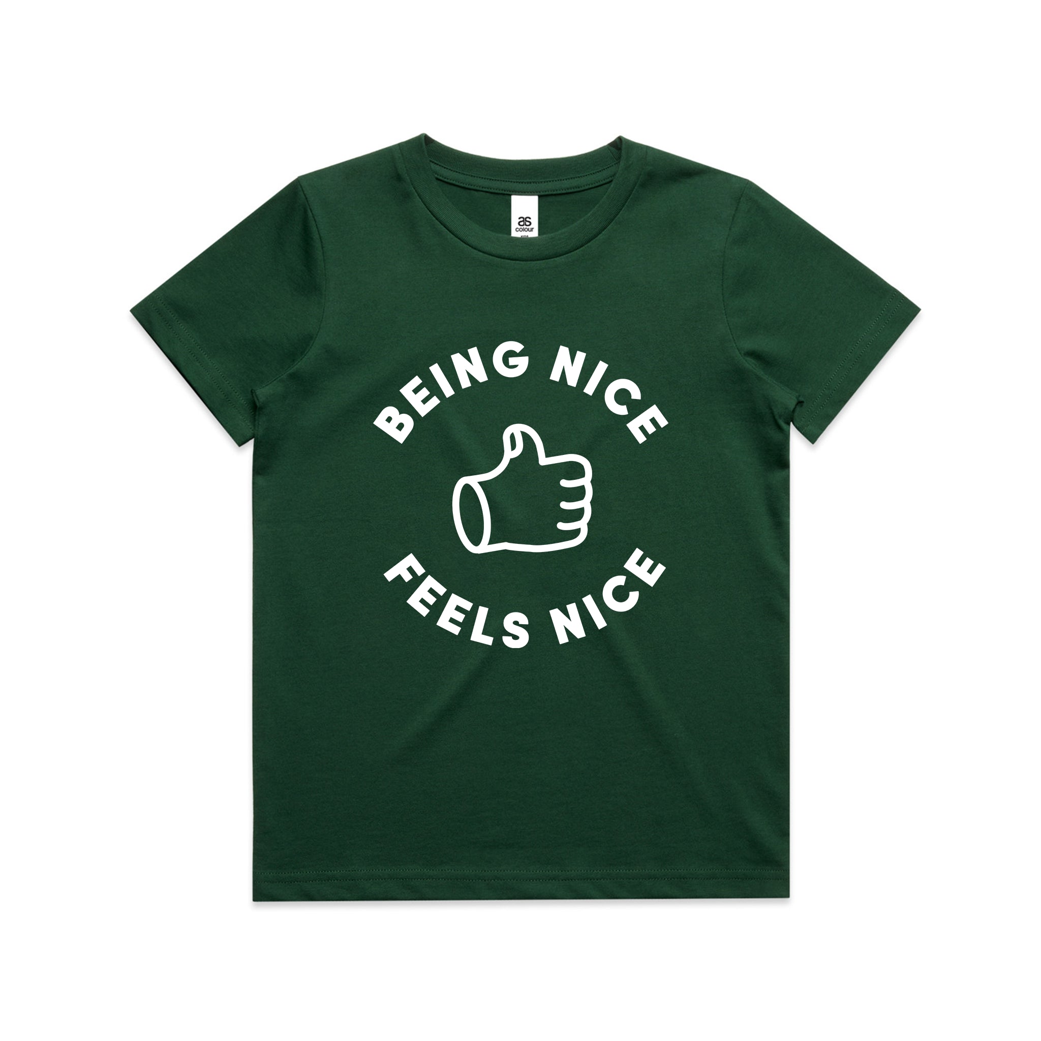 Being Nice Feels Nice Kids Tee