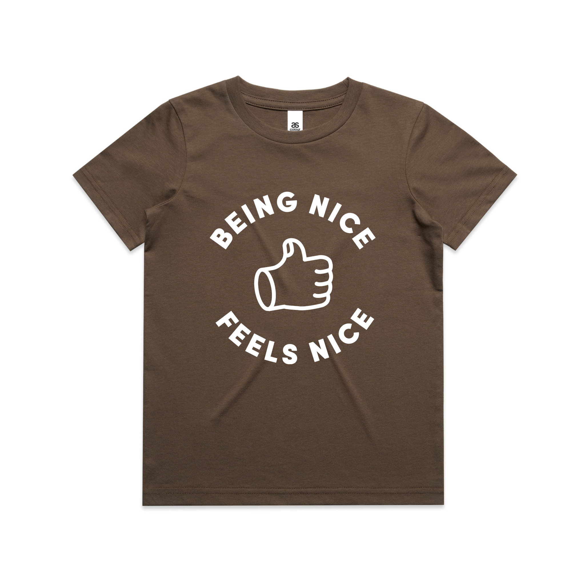 Being Nice Feels Nice Kids Tee