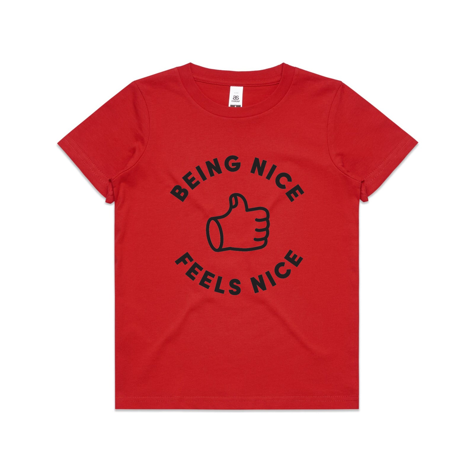 Being Nice Feels Nice Kids Tee