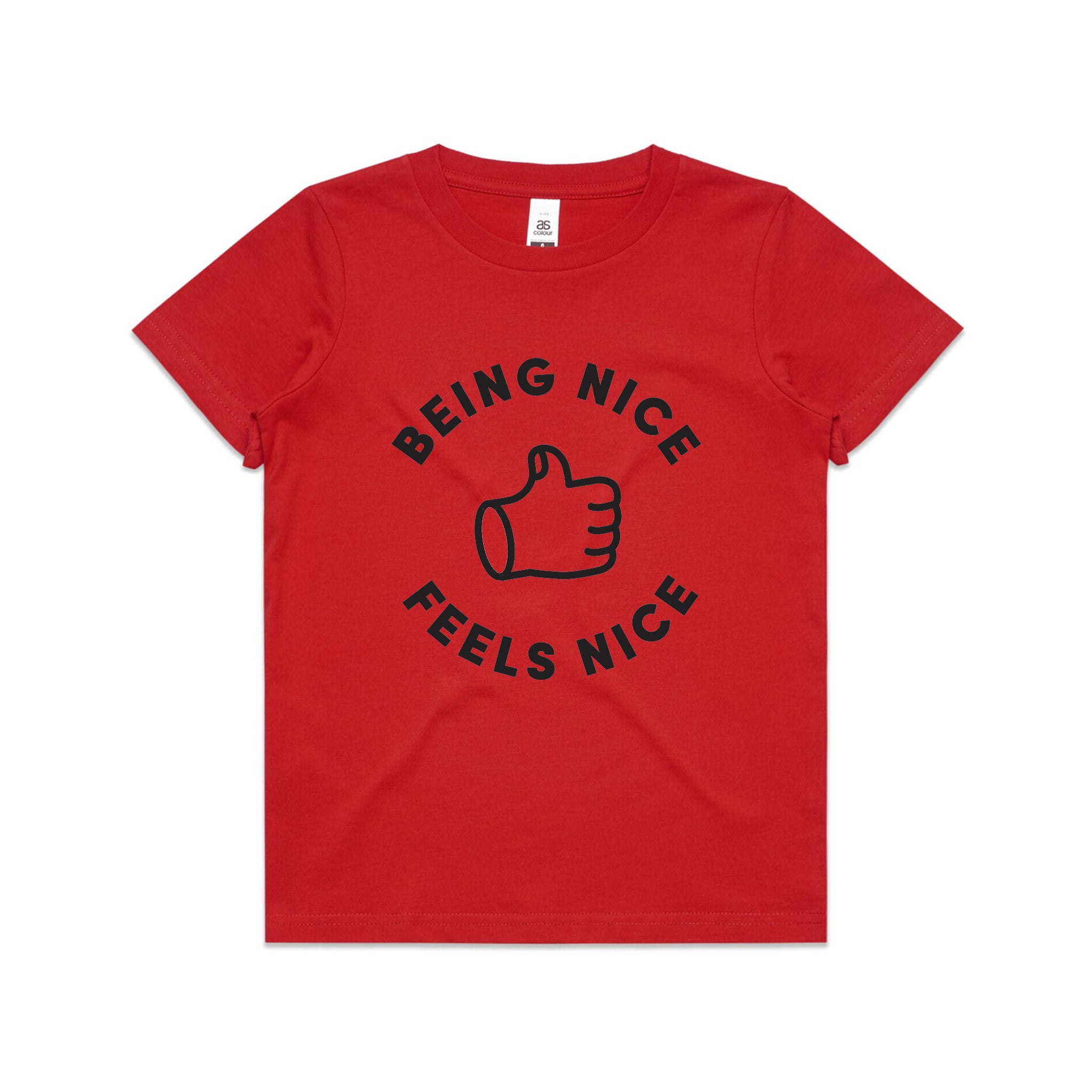 Being Nice Feels Nice Kids Tee