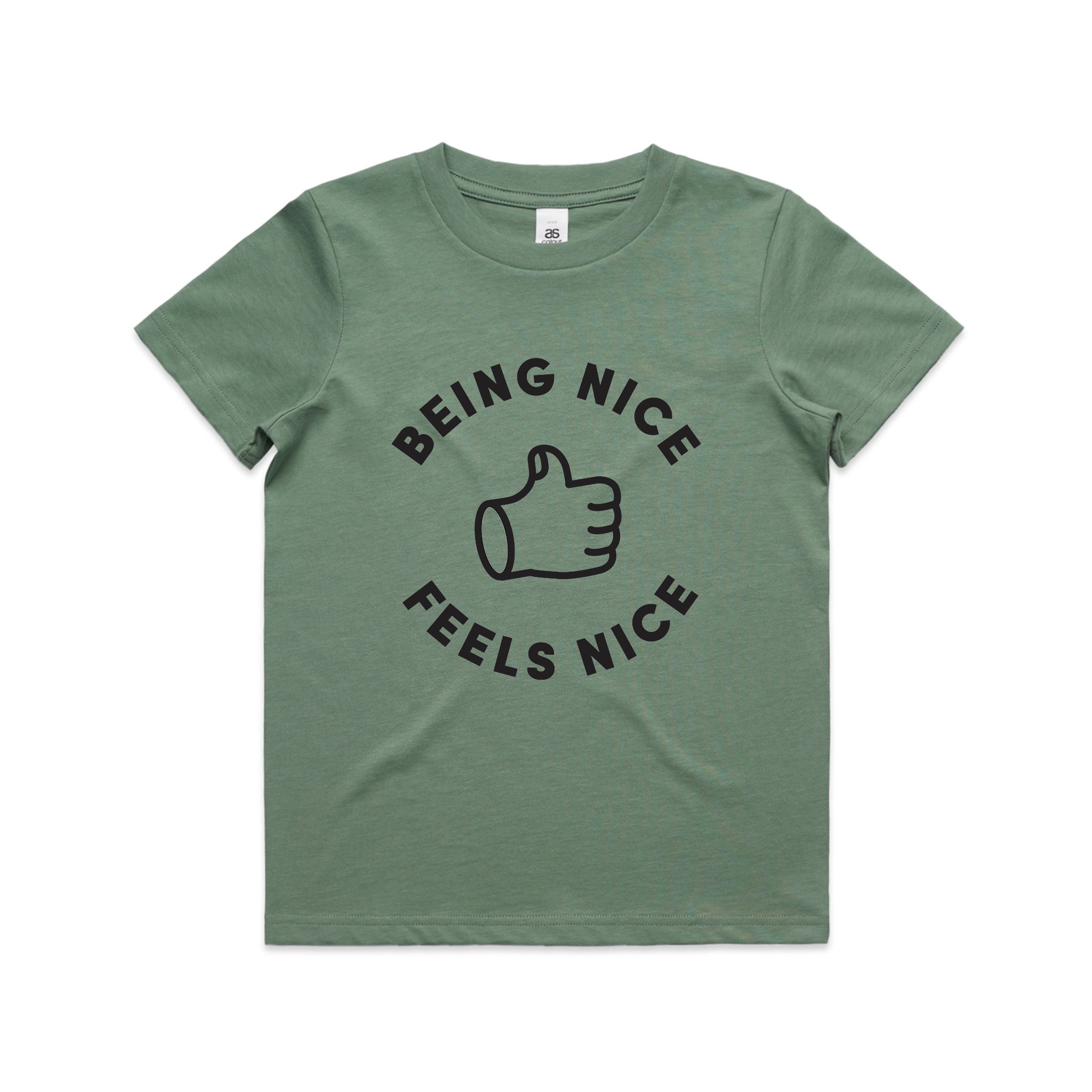 Being Nice Feels Nice Kids Tee