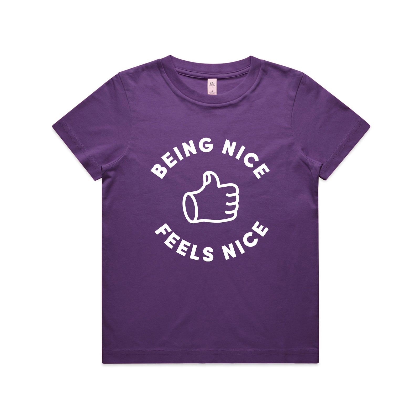 Being Nice Feels Nice Kids Tee