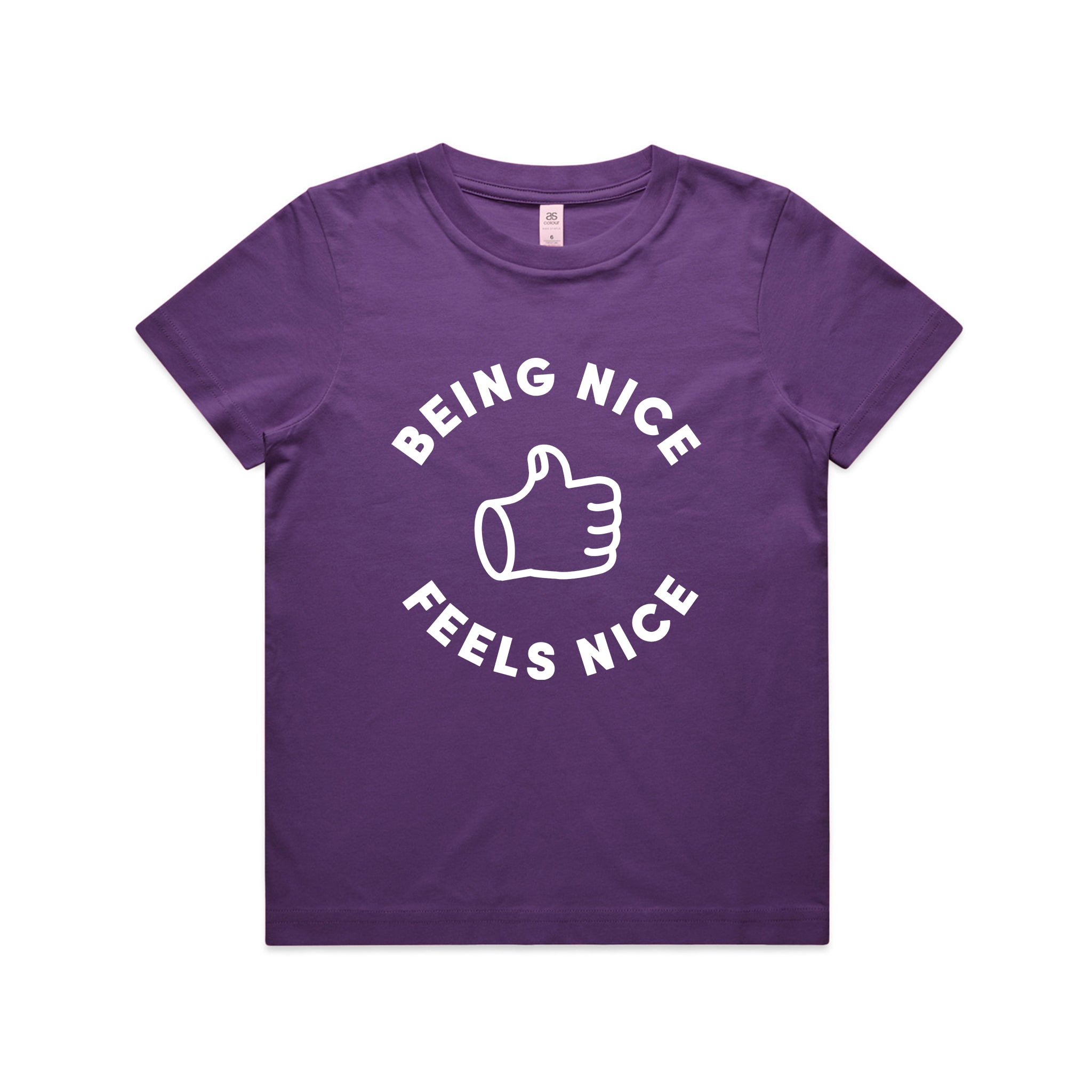 Being Nice Feels Nice Kids Tee