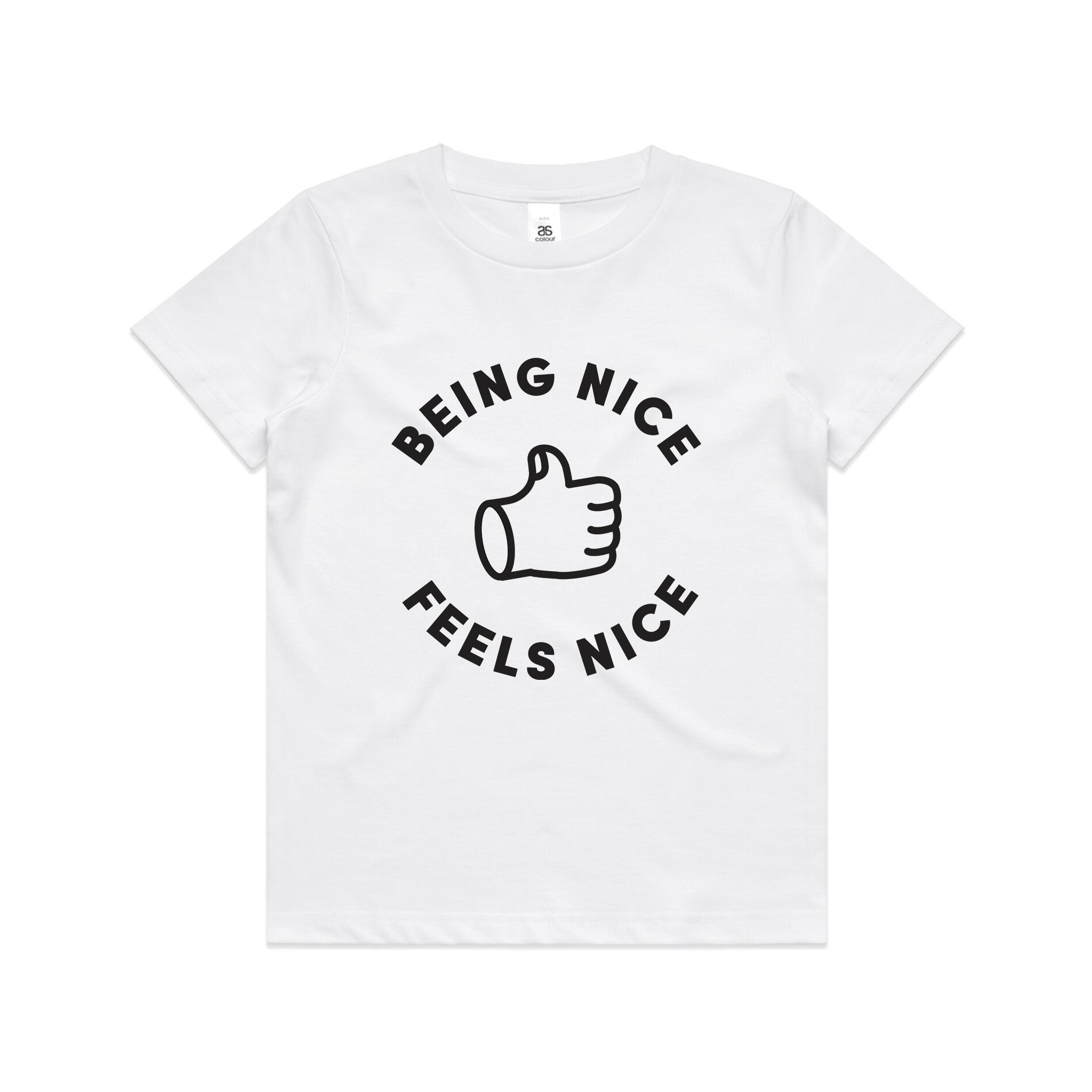 Being Nice Feels Nice Kids Tee