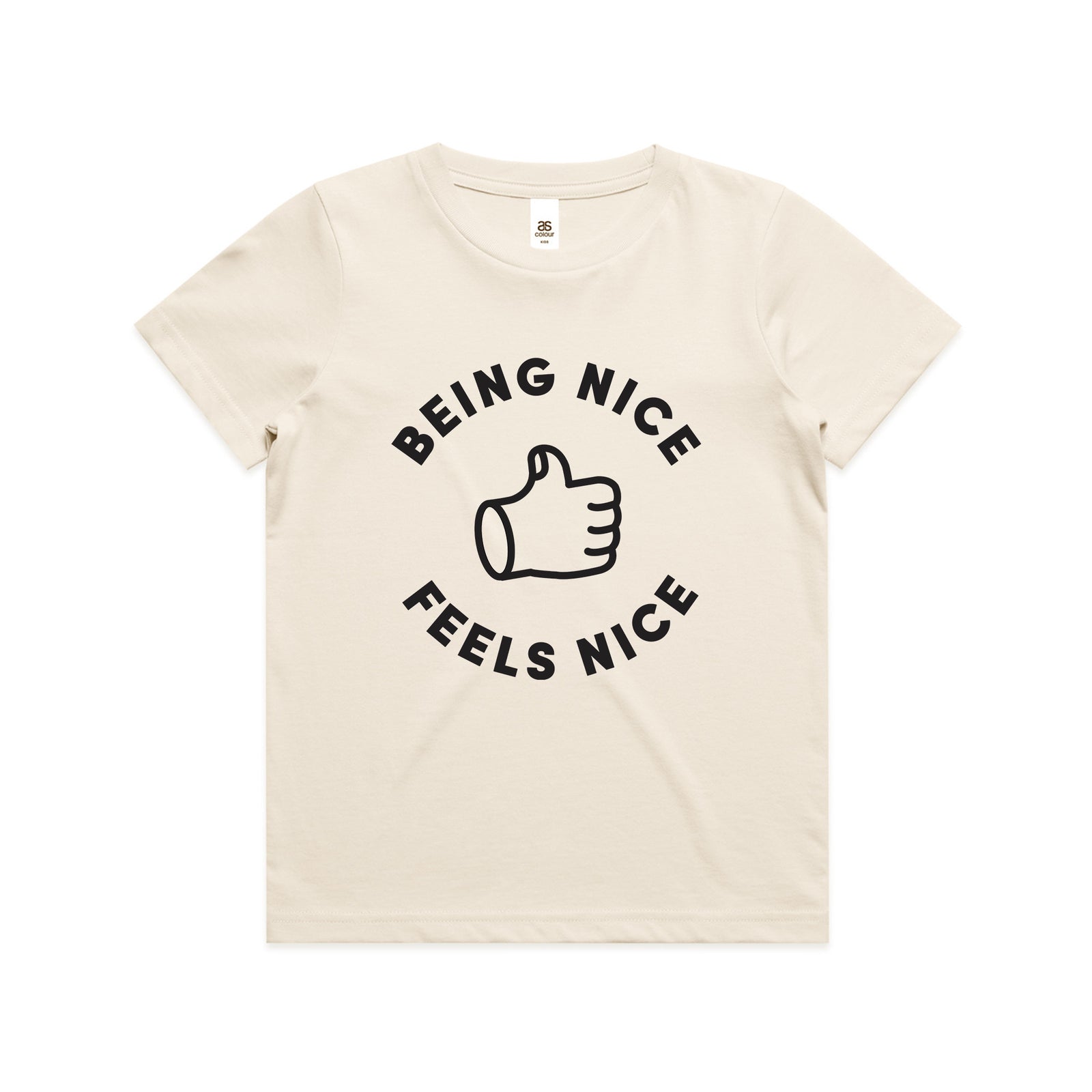 Being Nice Feels Nice Kids Tee