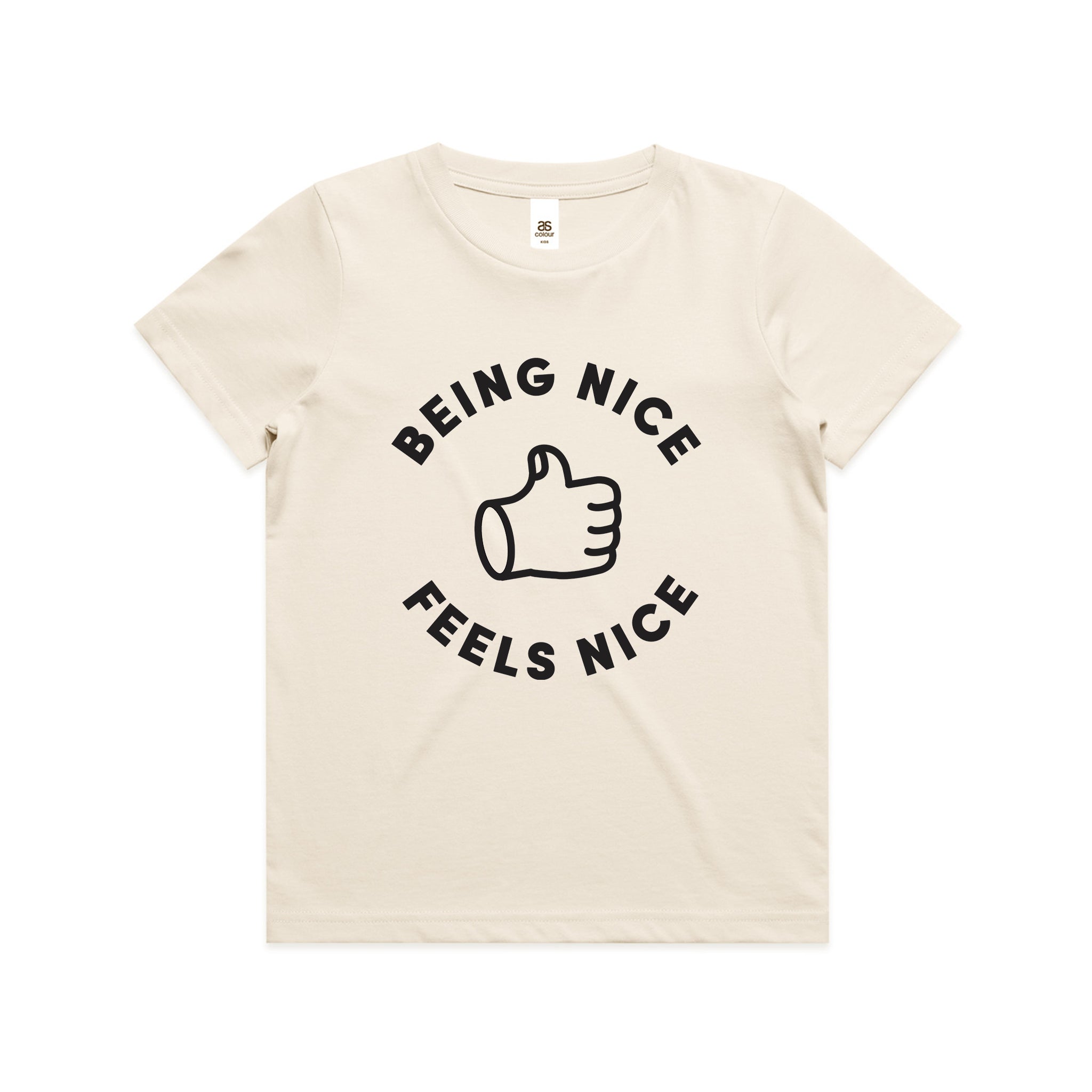 Being Nice Feels Nice Kids Tee