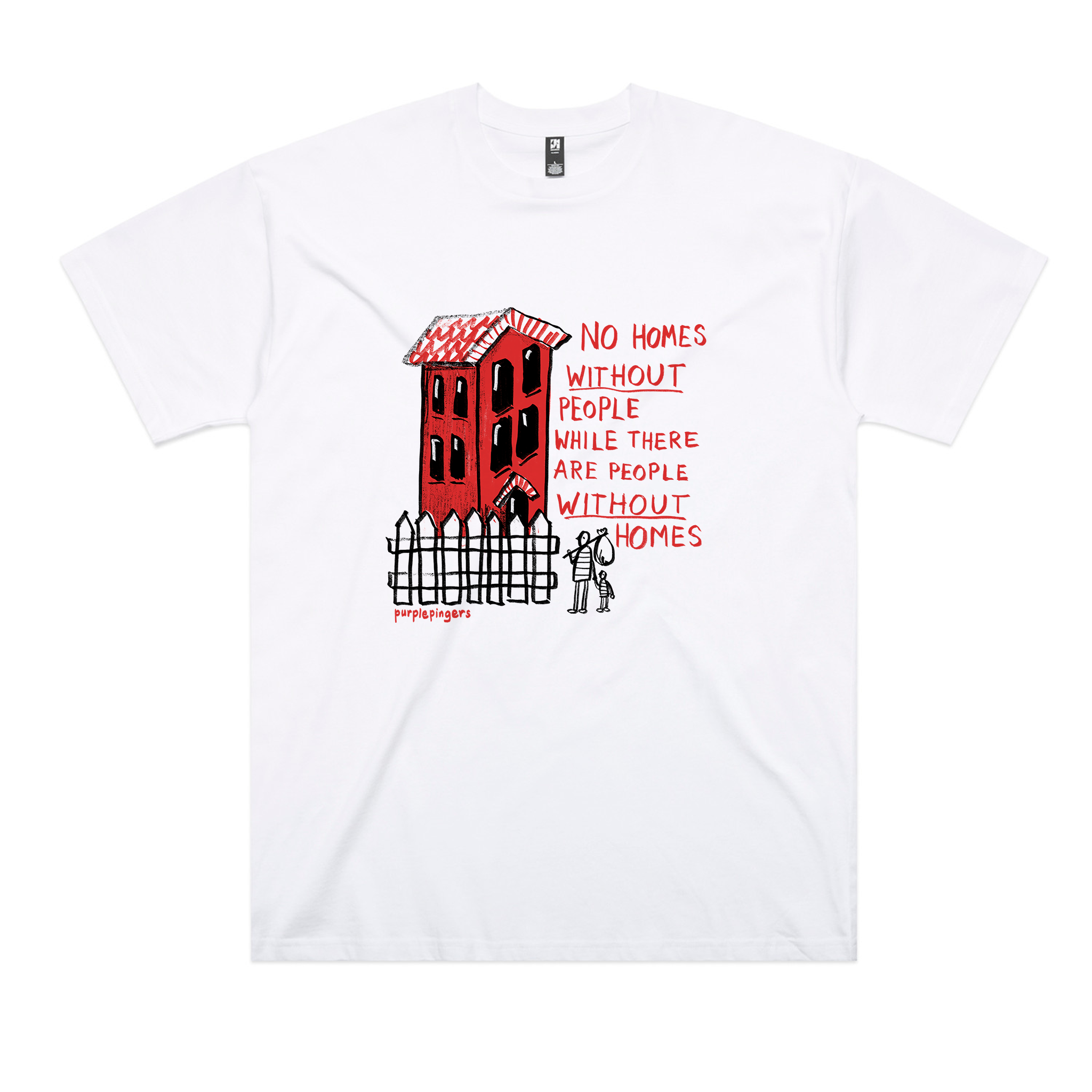 No Homes Oversized Tee