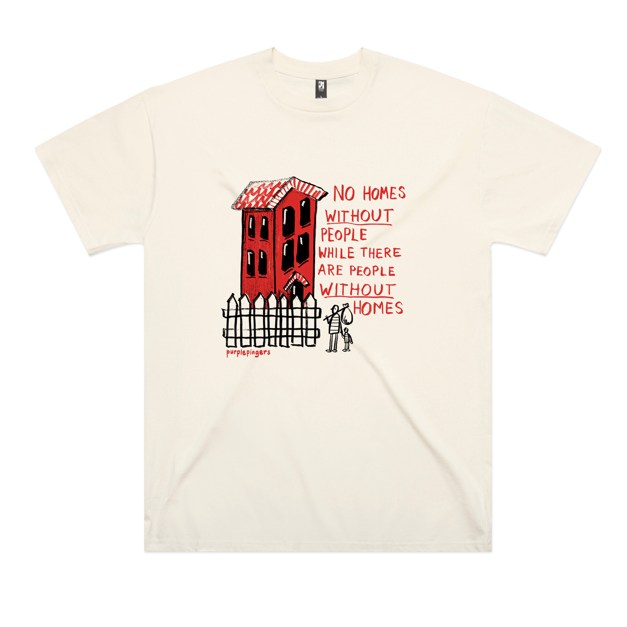 No Homes Oversized Tee