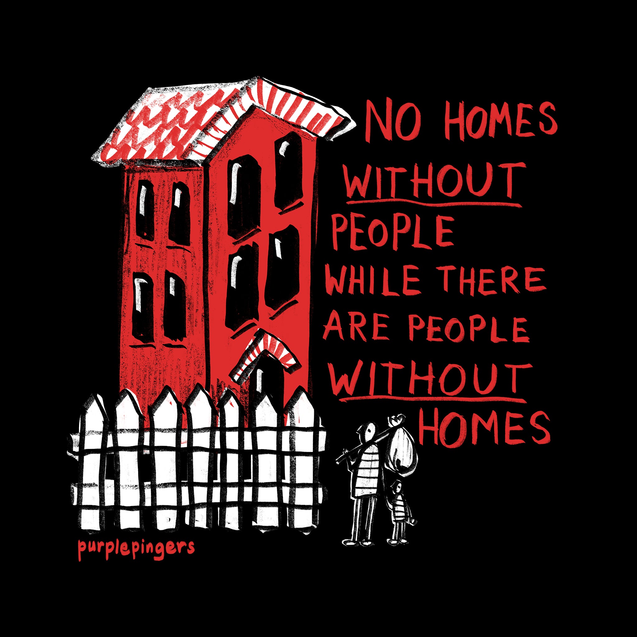 No Homes Oversized Tee