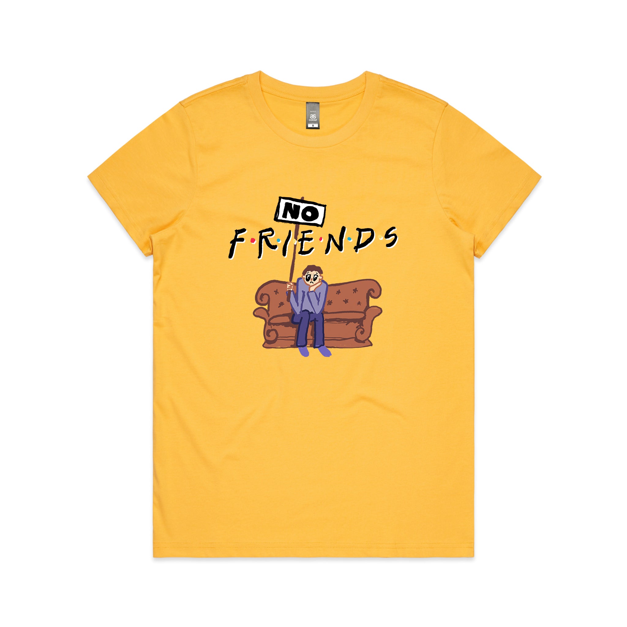 No Friends Tee