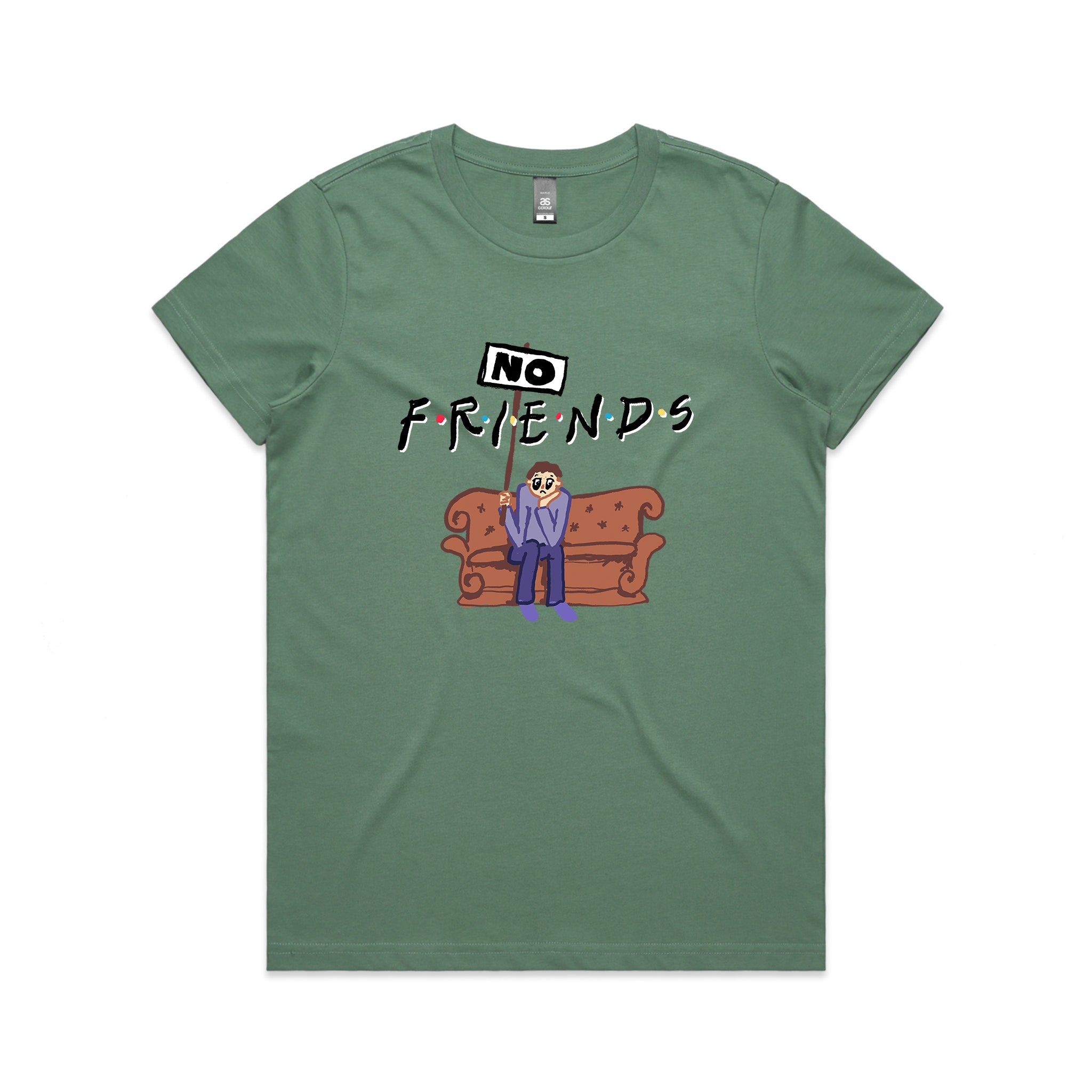 No Friends Tee