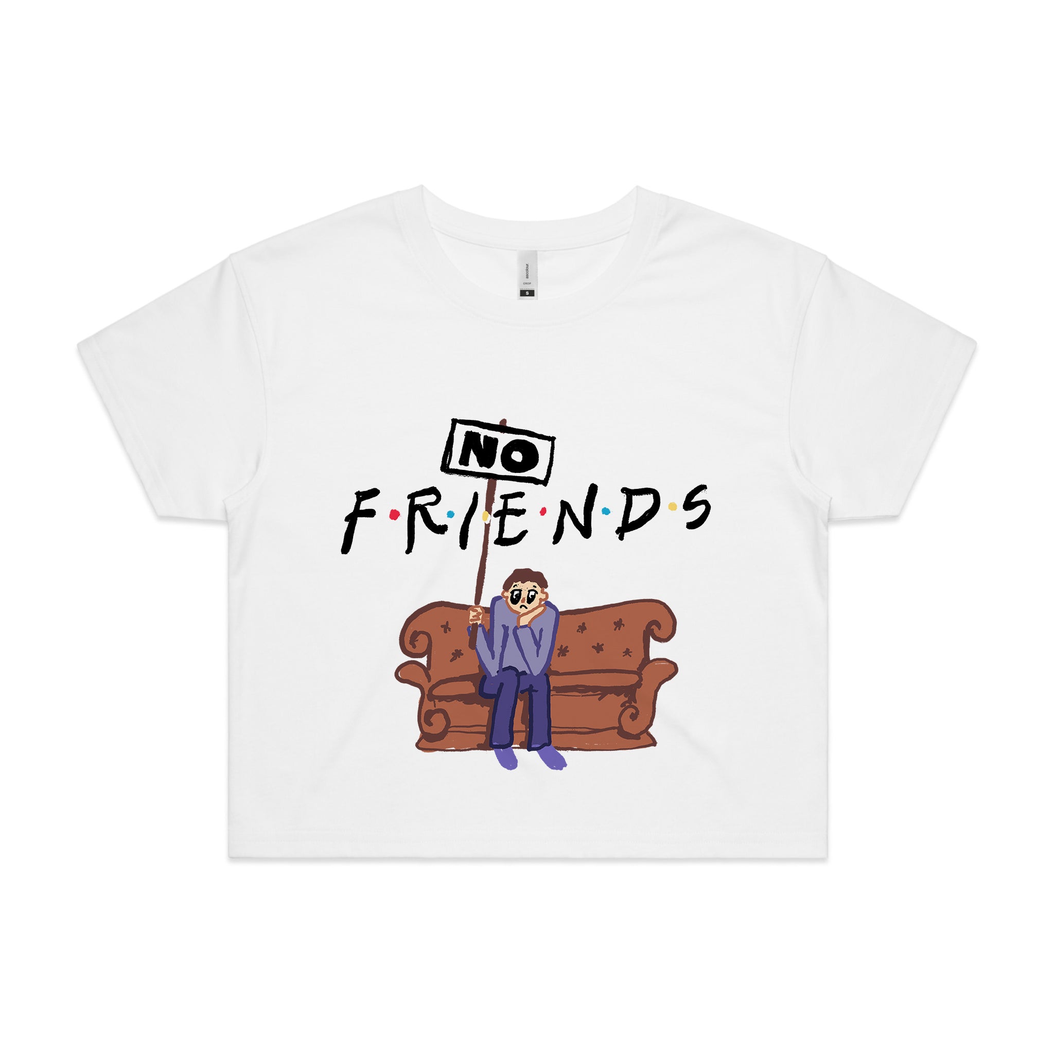 No Friends Tee