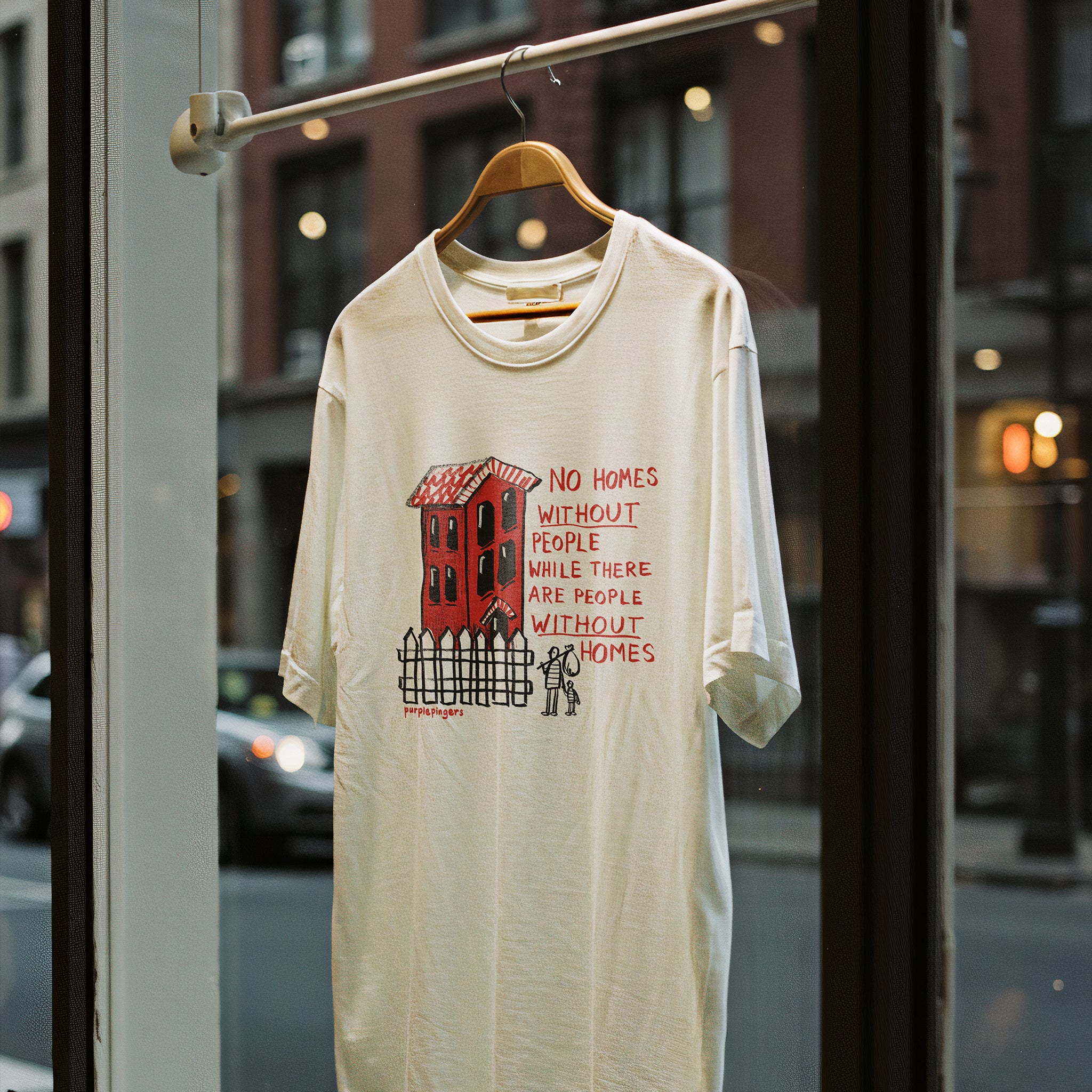 No Homes Oversized Tee