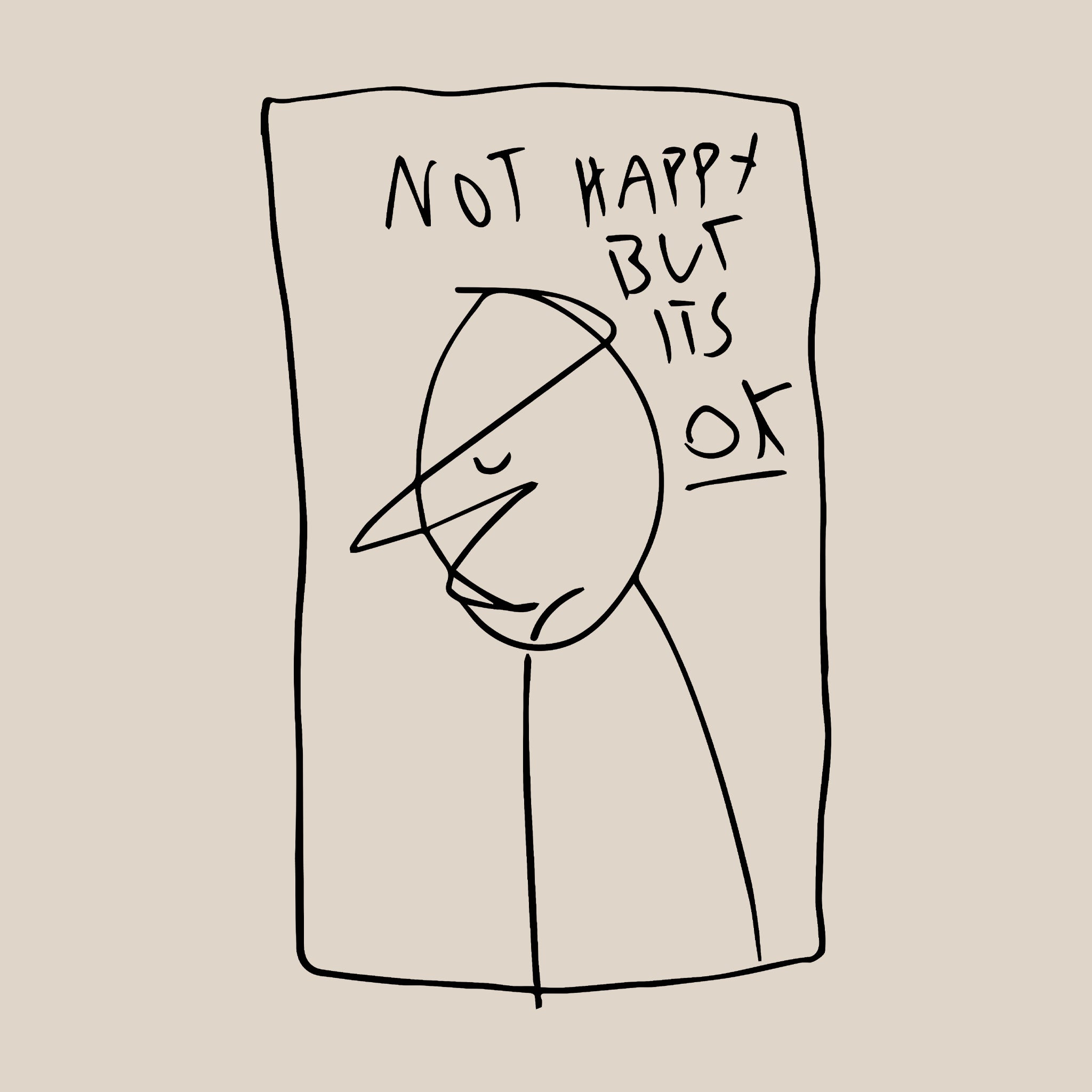 It's Okay To Be Sad Tee