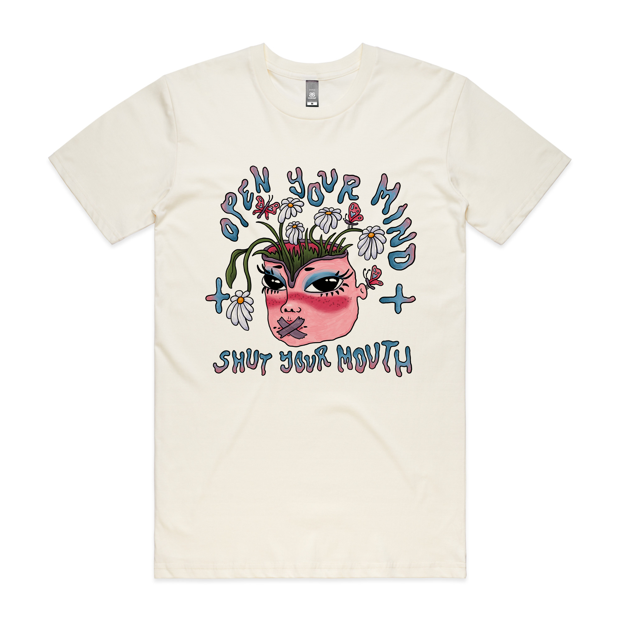 Open Your Mind & Shut Your Mouth Tee