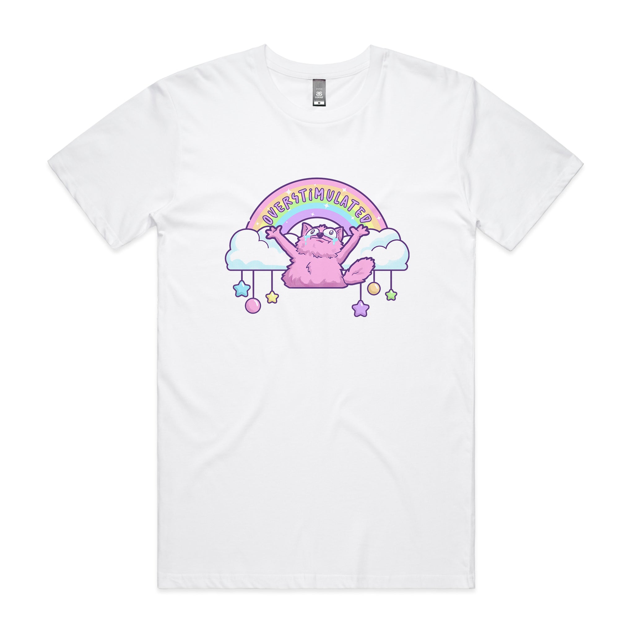 Overstimulated Rainbow Tee