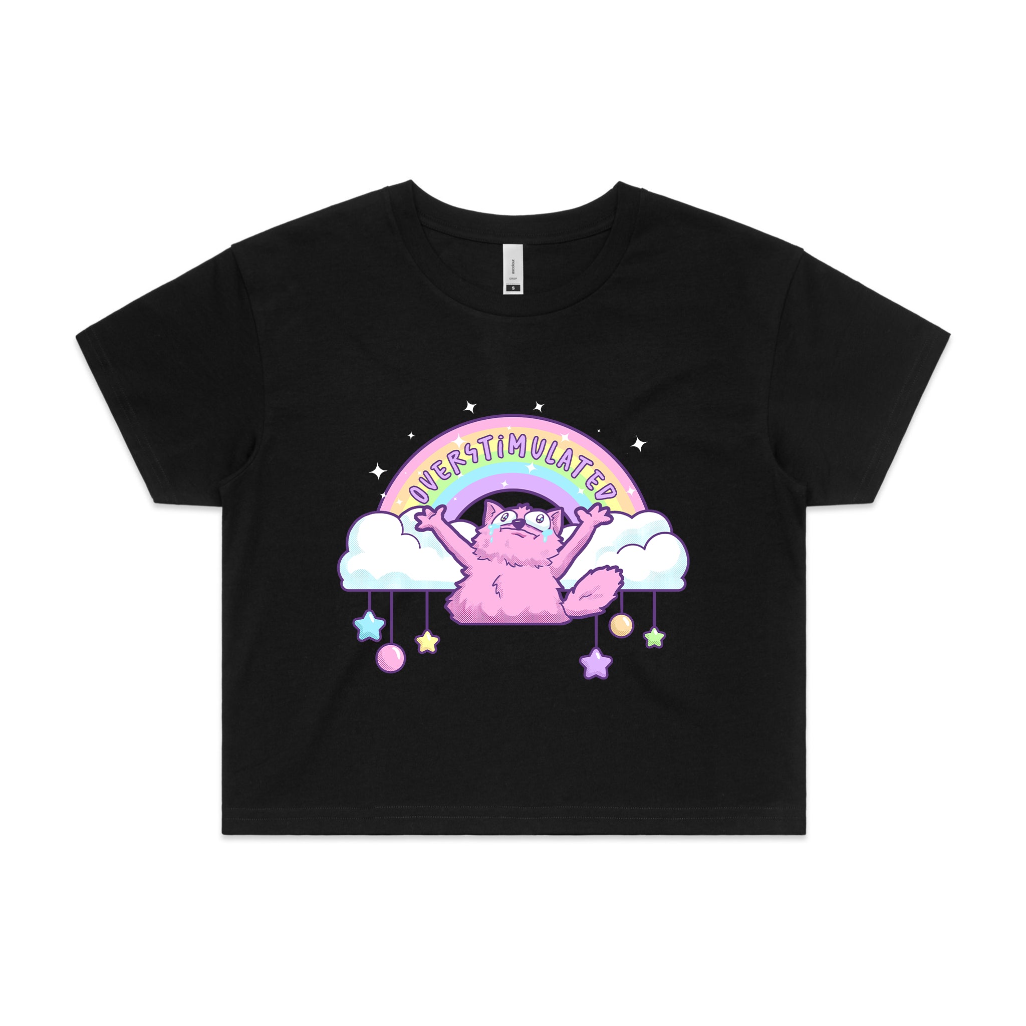 Overstimulated Rainbow Tee