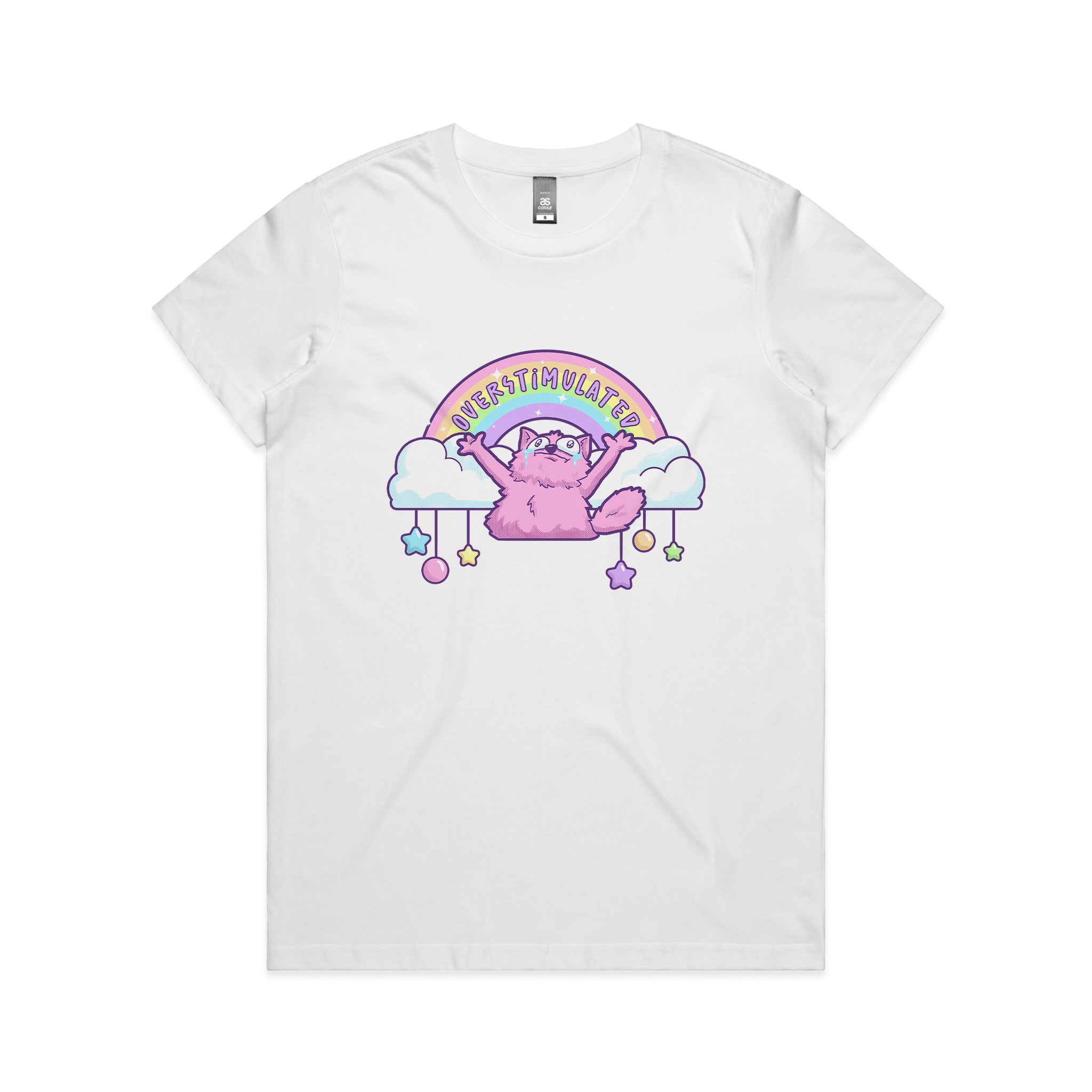 Overstimulated Rainbow Tee