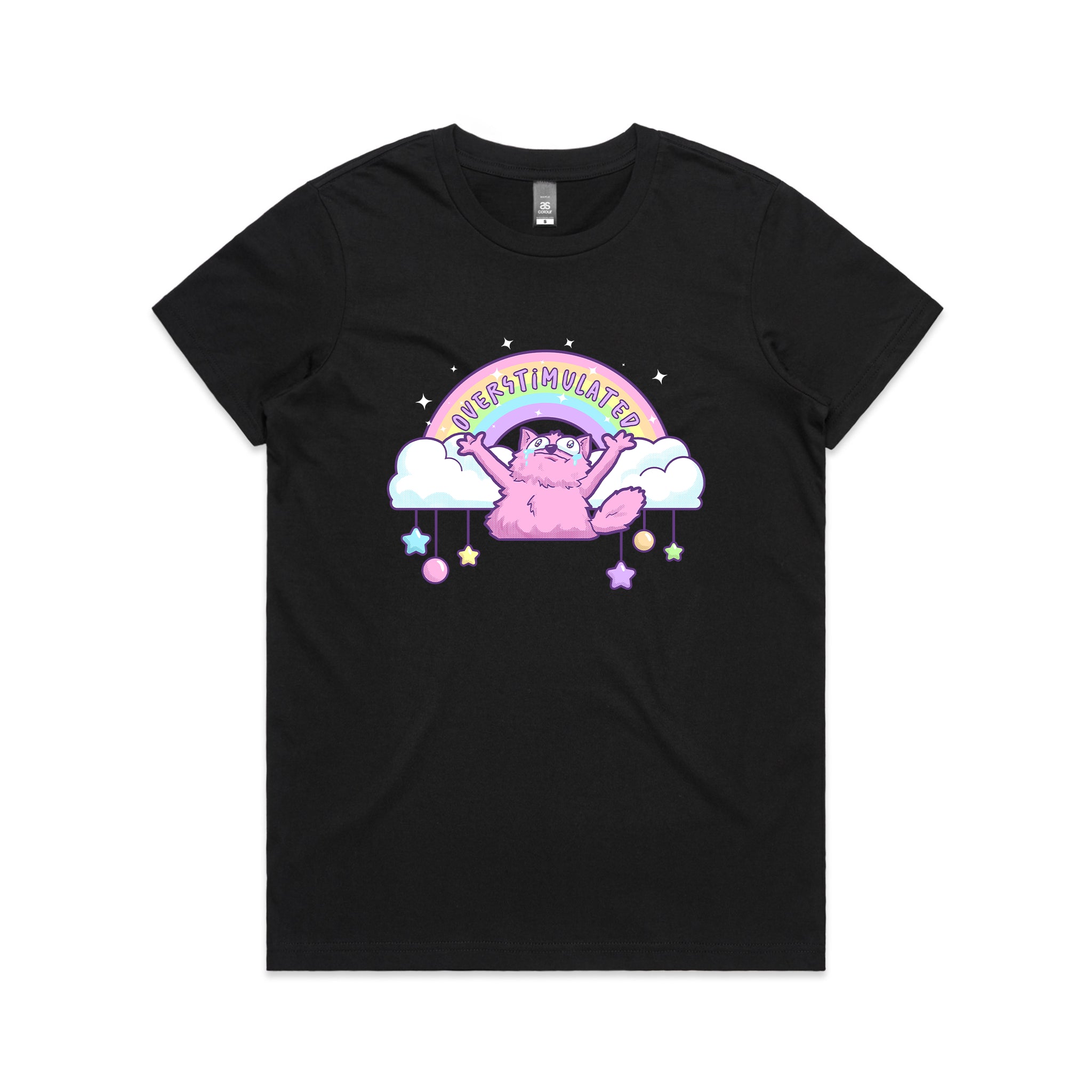 Overstimulated Rainbow Tee