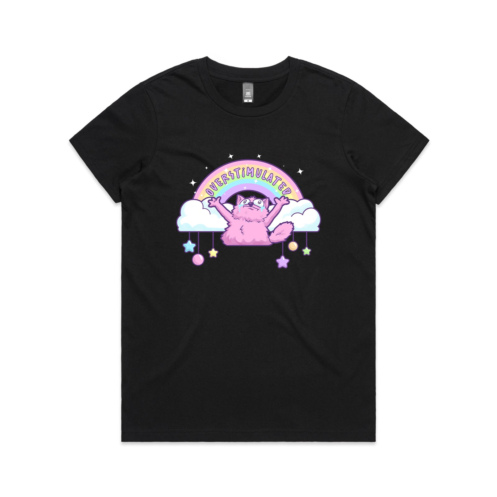 Overstimulated Rainbow Tee