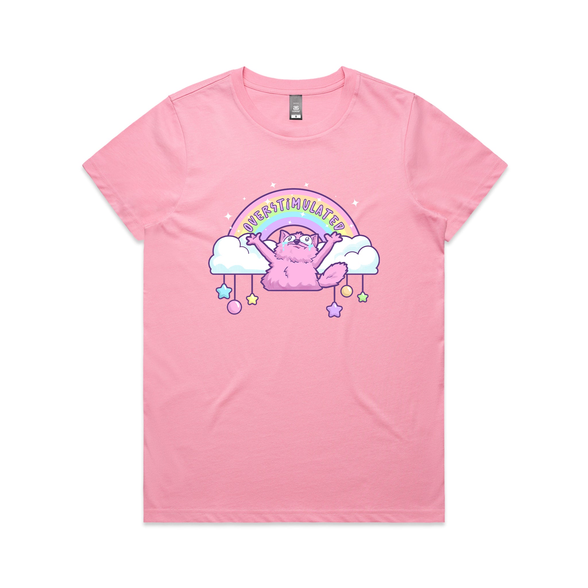 Overstimulated Rainbow Tee