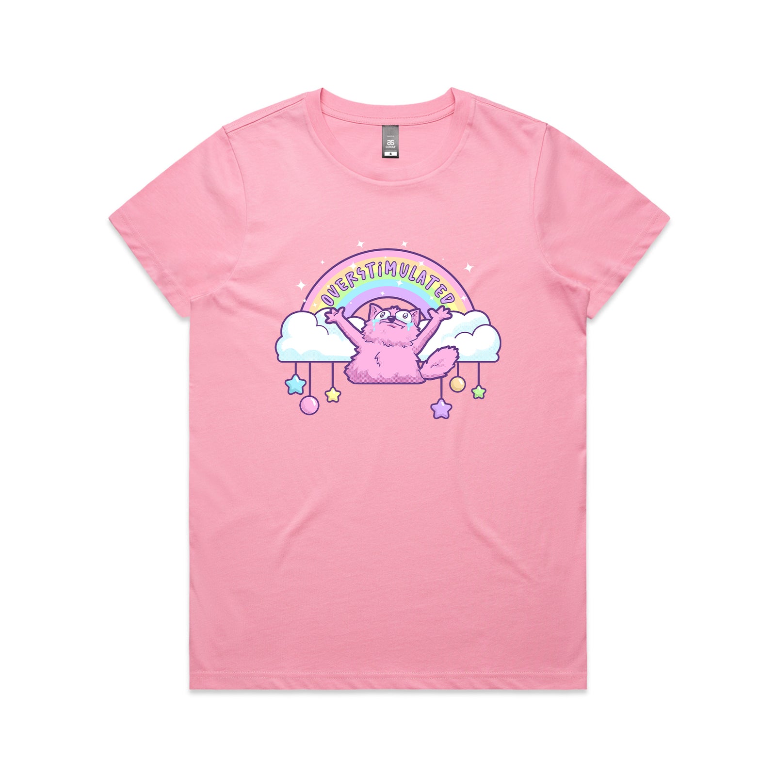 Overstimulated Rainbow Tee