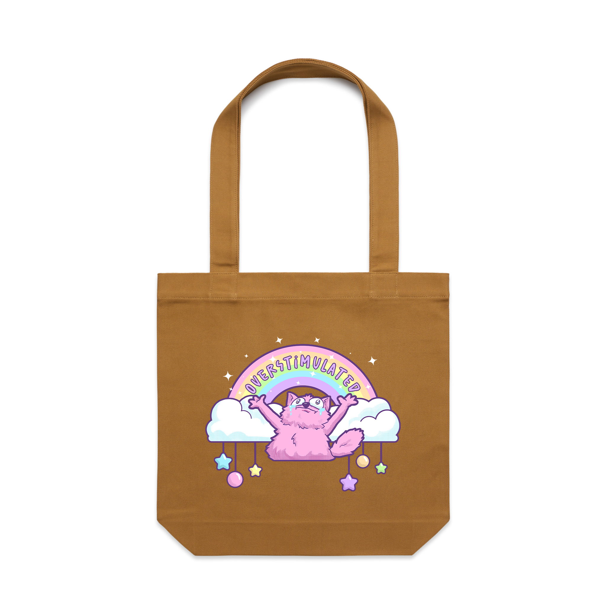 Overstimulated Rainbow Tote
