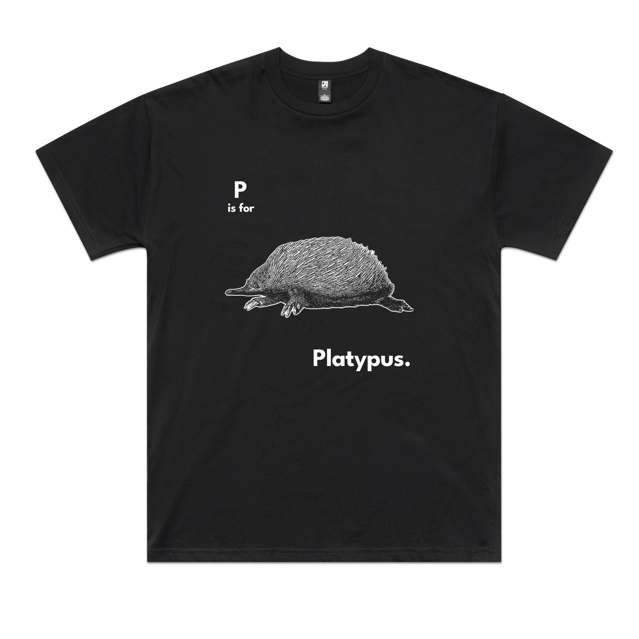 P Is For Platypus Oversized Tee