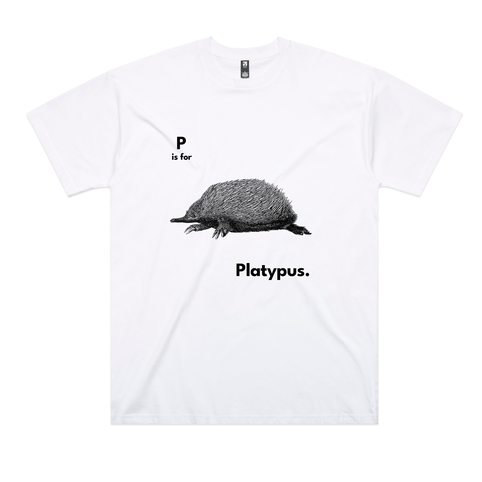 P Is For Platypus Oversized Tee