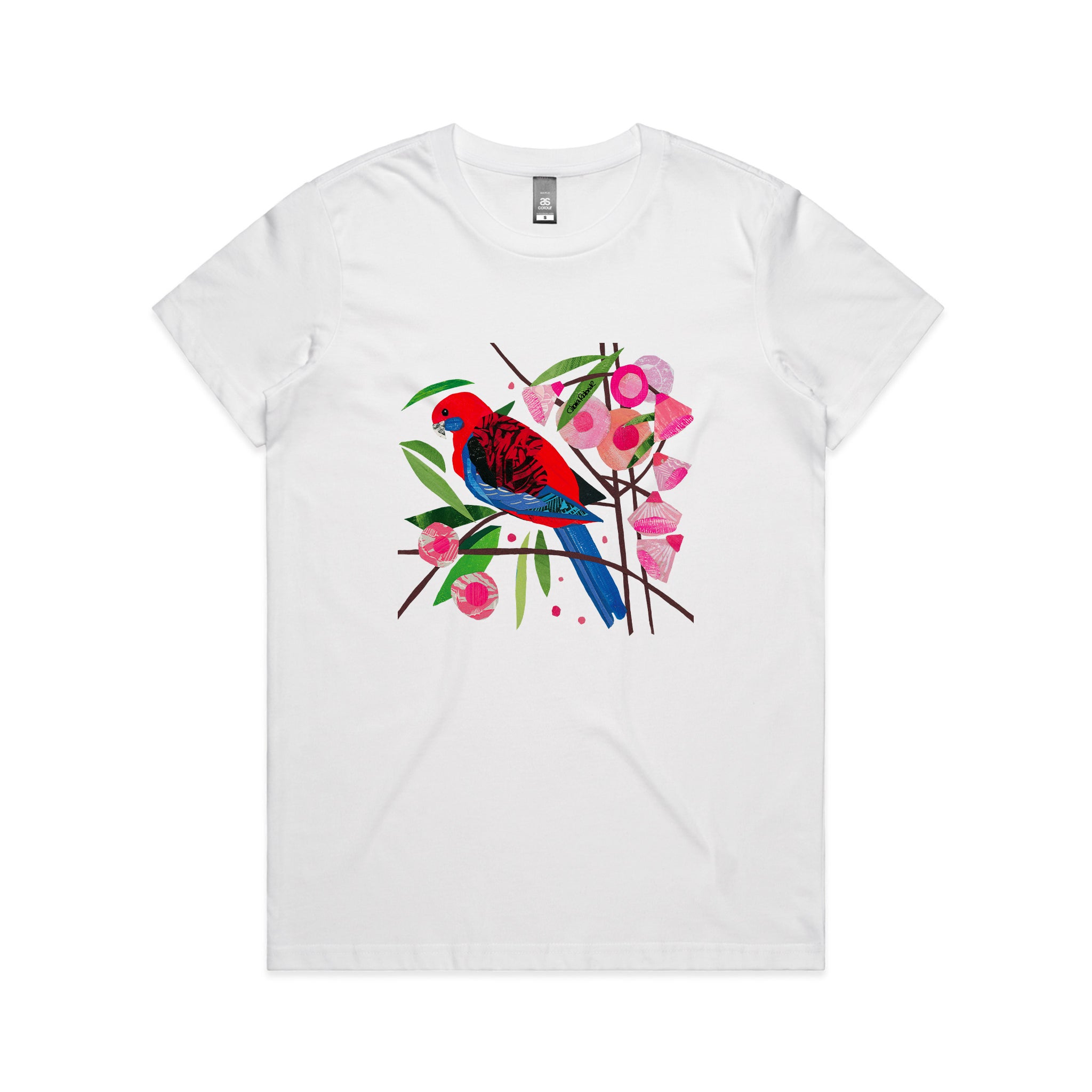 Paper Crimson Rosella Tee