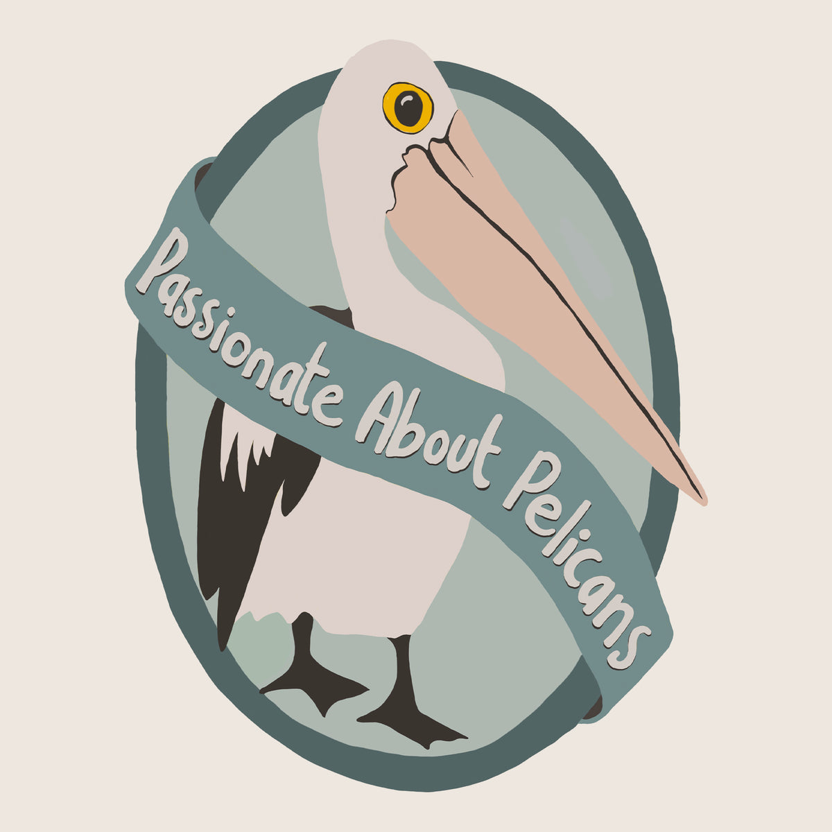 Passionate About Pelicans Tote tote bag by Lonely Kids Club