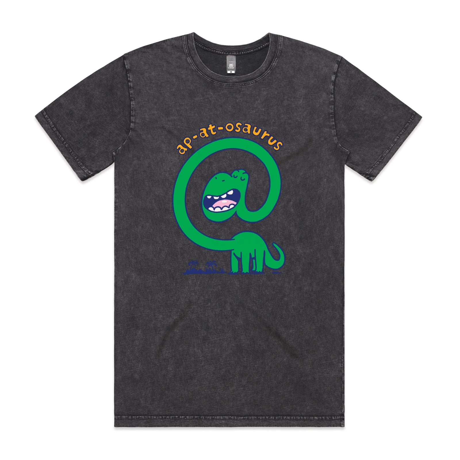 Acid Wash unisex t-shirt with Ap-at-osaurus graphic by Lonely Kids Club