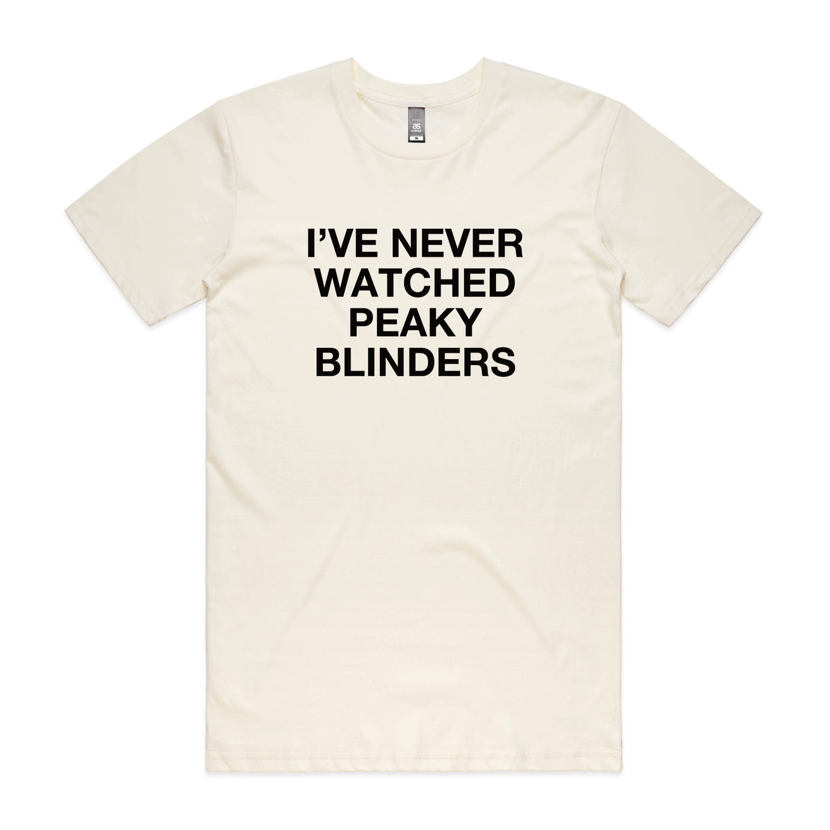 Ecru regular t-shirt with Peaky Blinders TV design from Lonely Kids Club