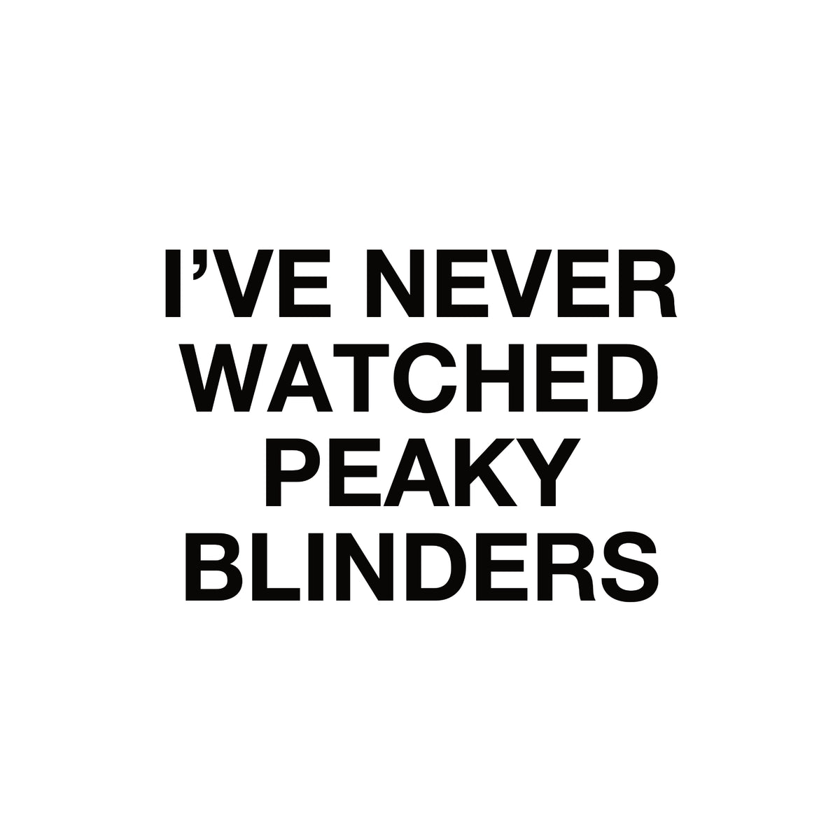 Peaky Blinders TV t-shirt design from Lonely Kids Club