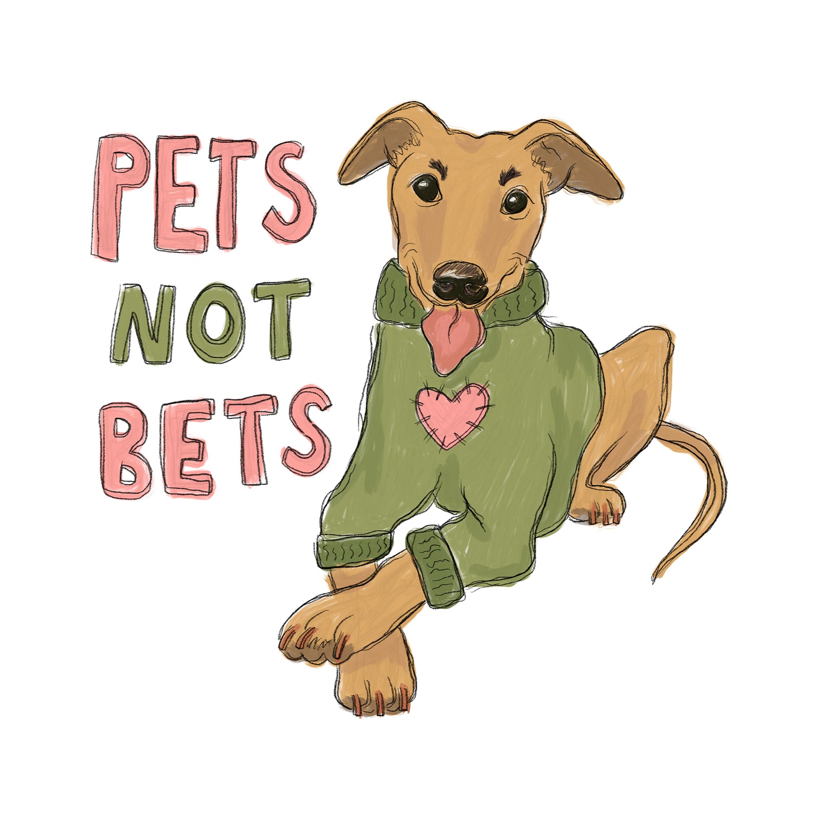 Pets Not Bets Tee
