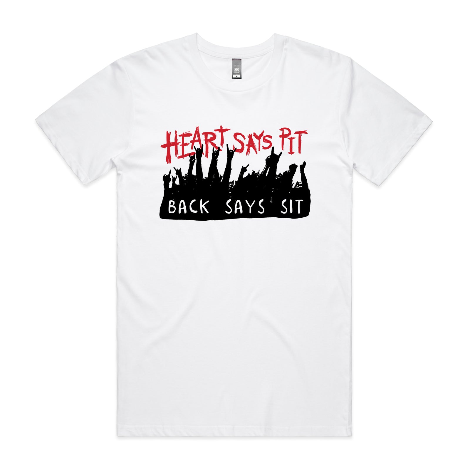 Heart Says Pit Tee