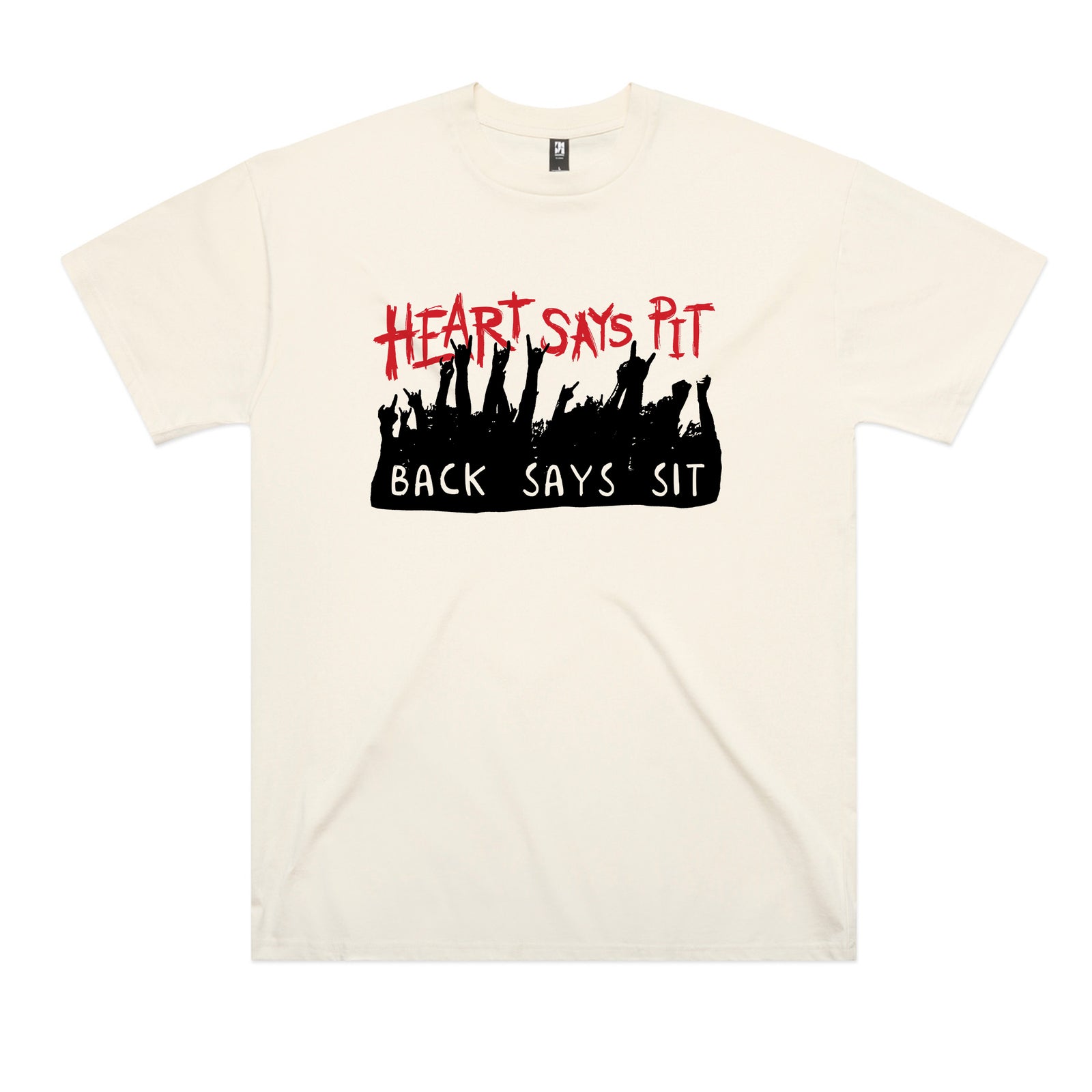Heart Says Pit Tee