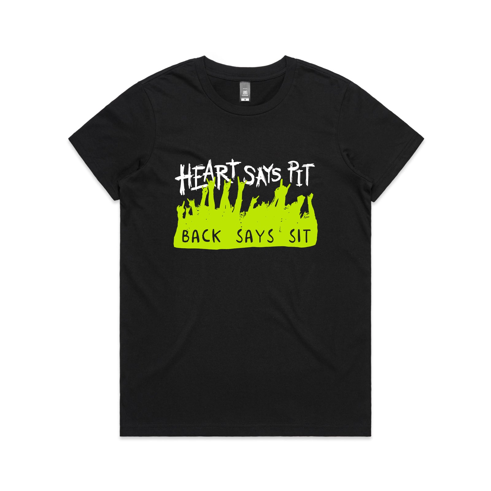 Heart Says Pit Tee