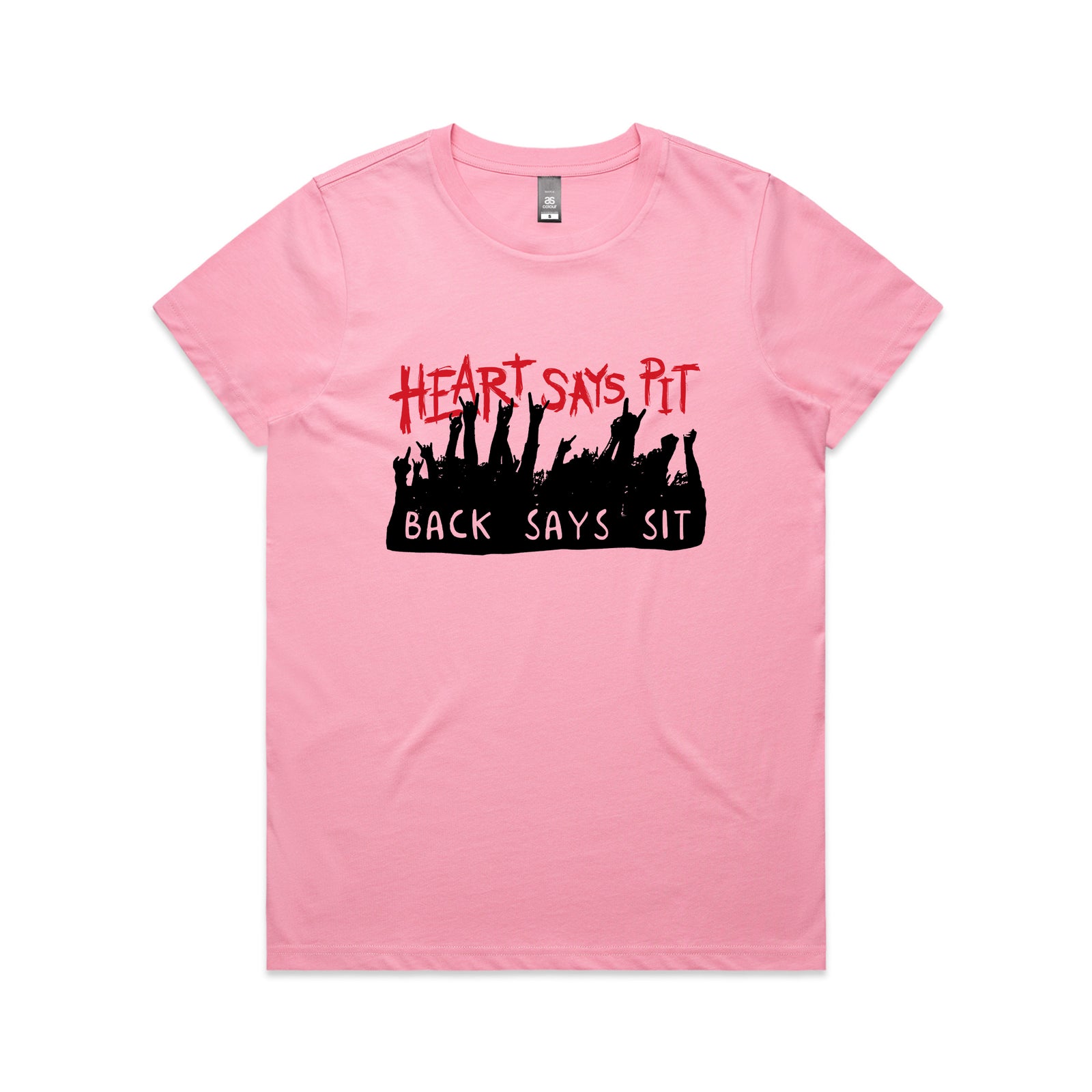 Heart Says Pit Tee