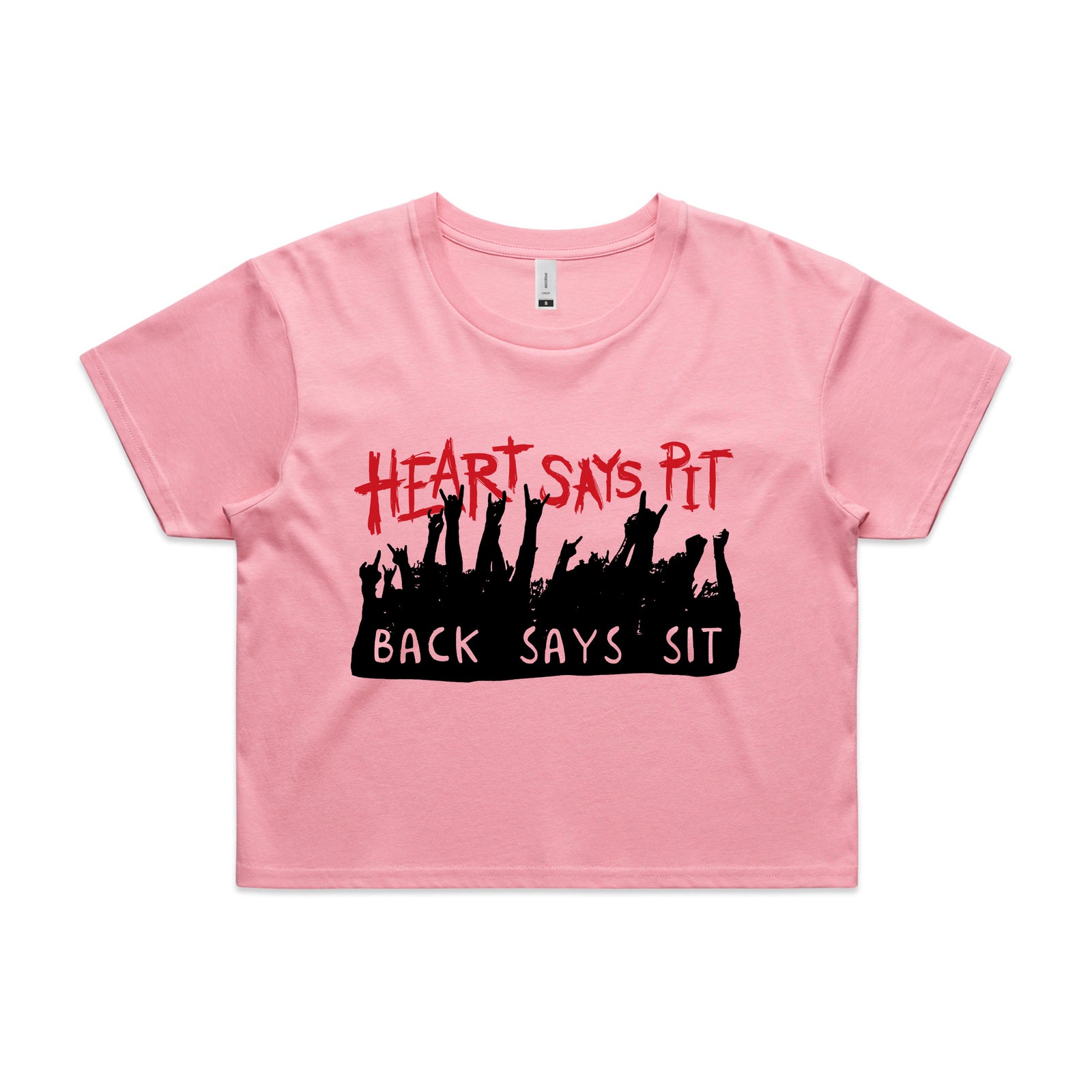 Heart Says Pit Tee