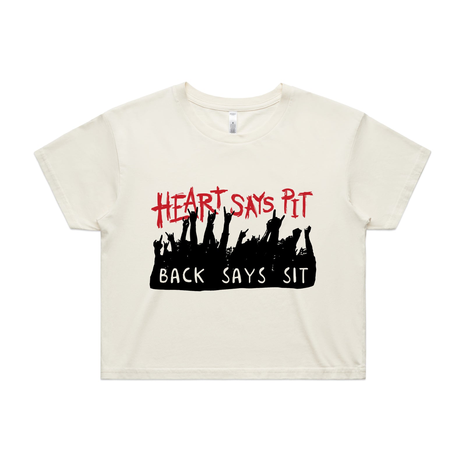 Heart Says Pit Tee