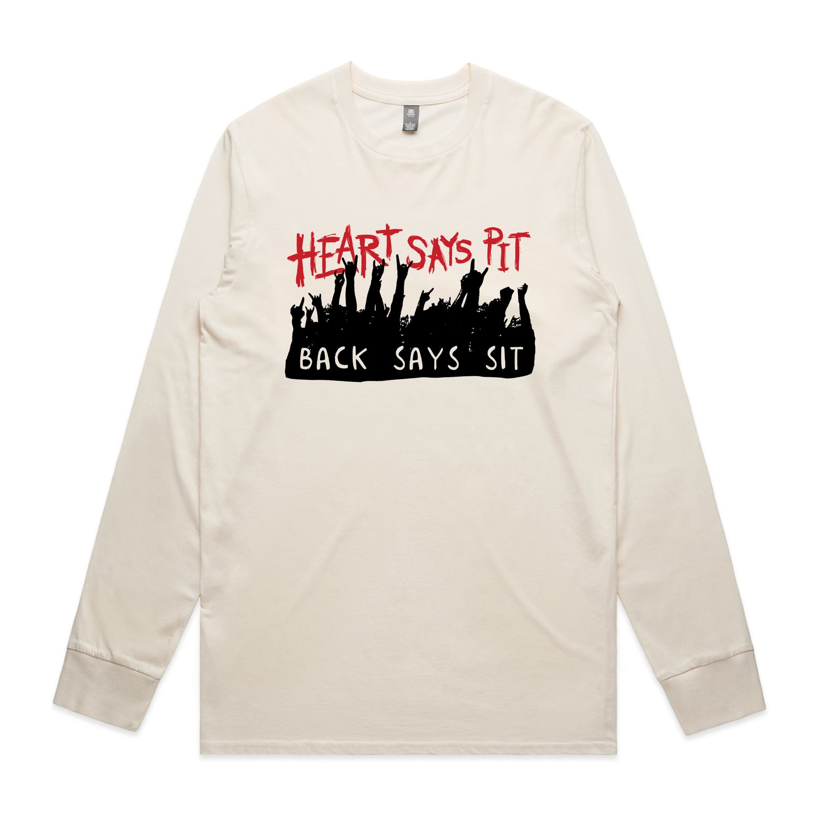 Heart Says Pit Tee