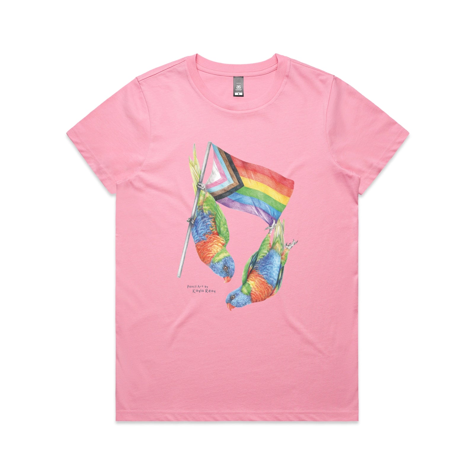 Pride Flag & Lorikeets Tee