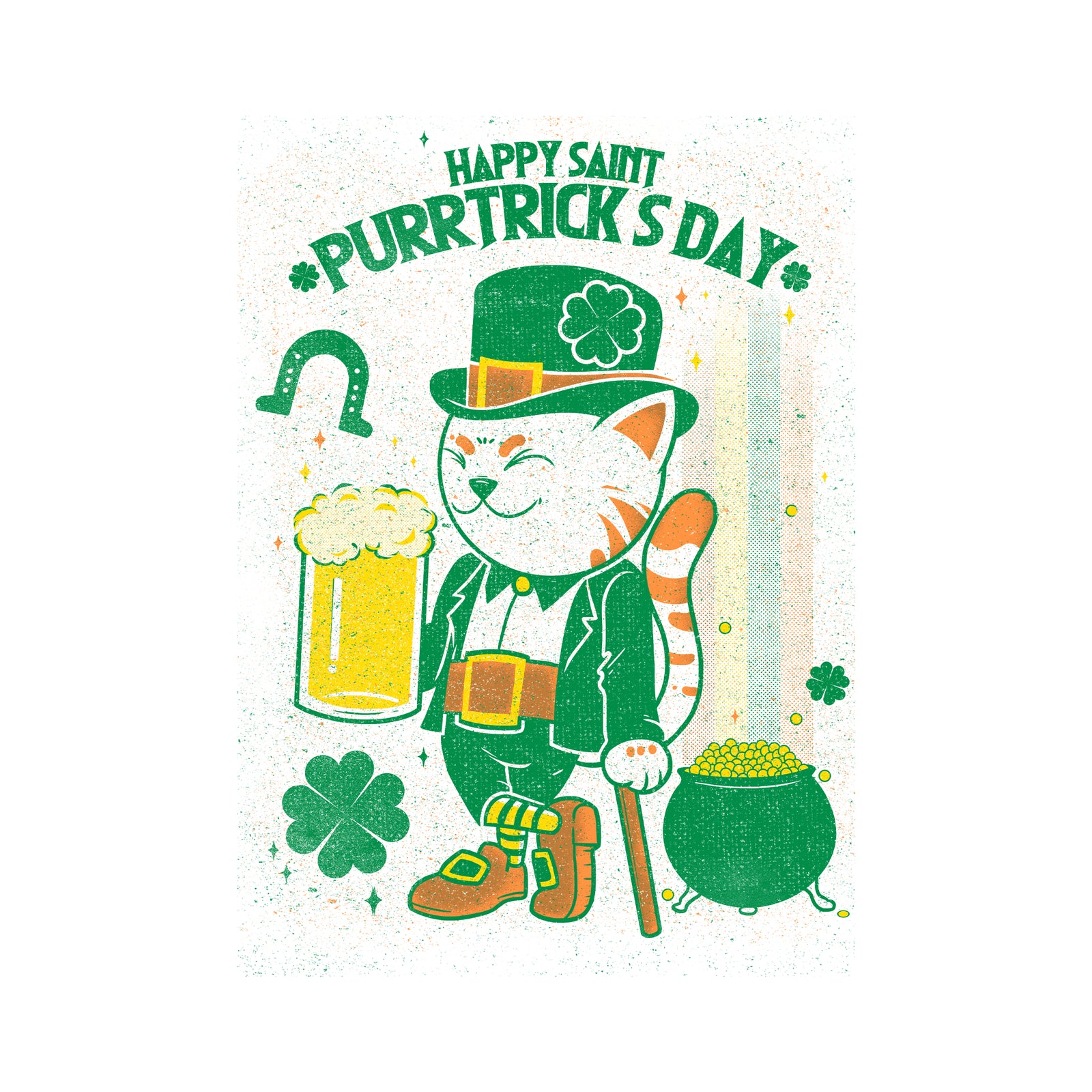 St Purrtrick's Day Tee